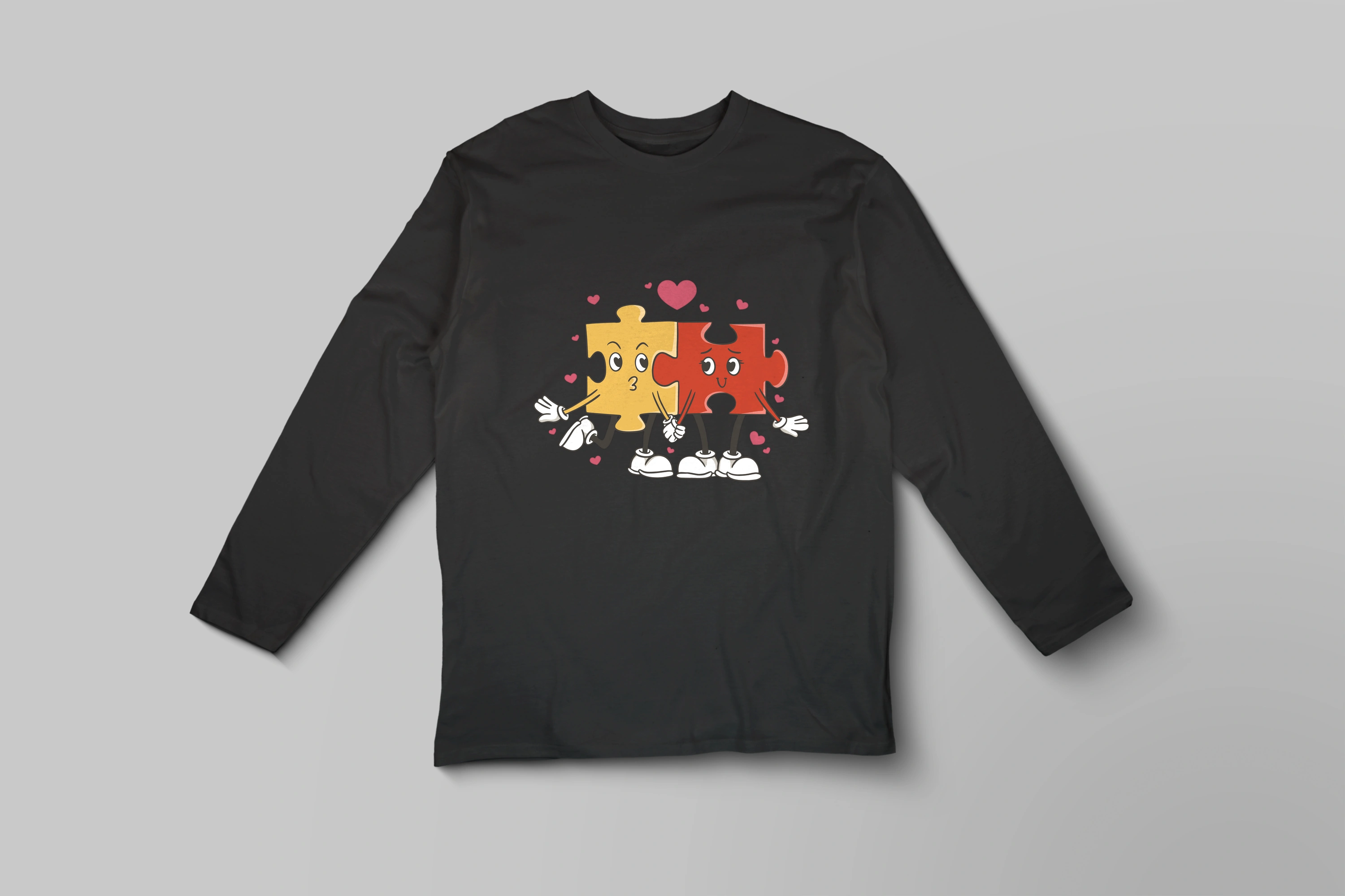 חולצה ארוכה משלים כמו פאזל