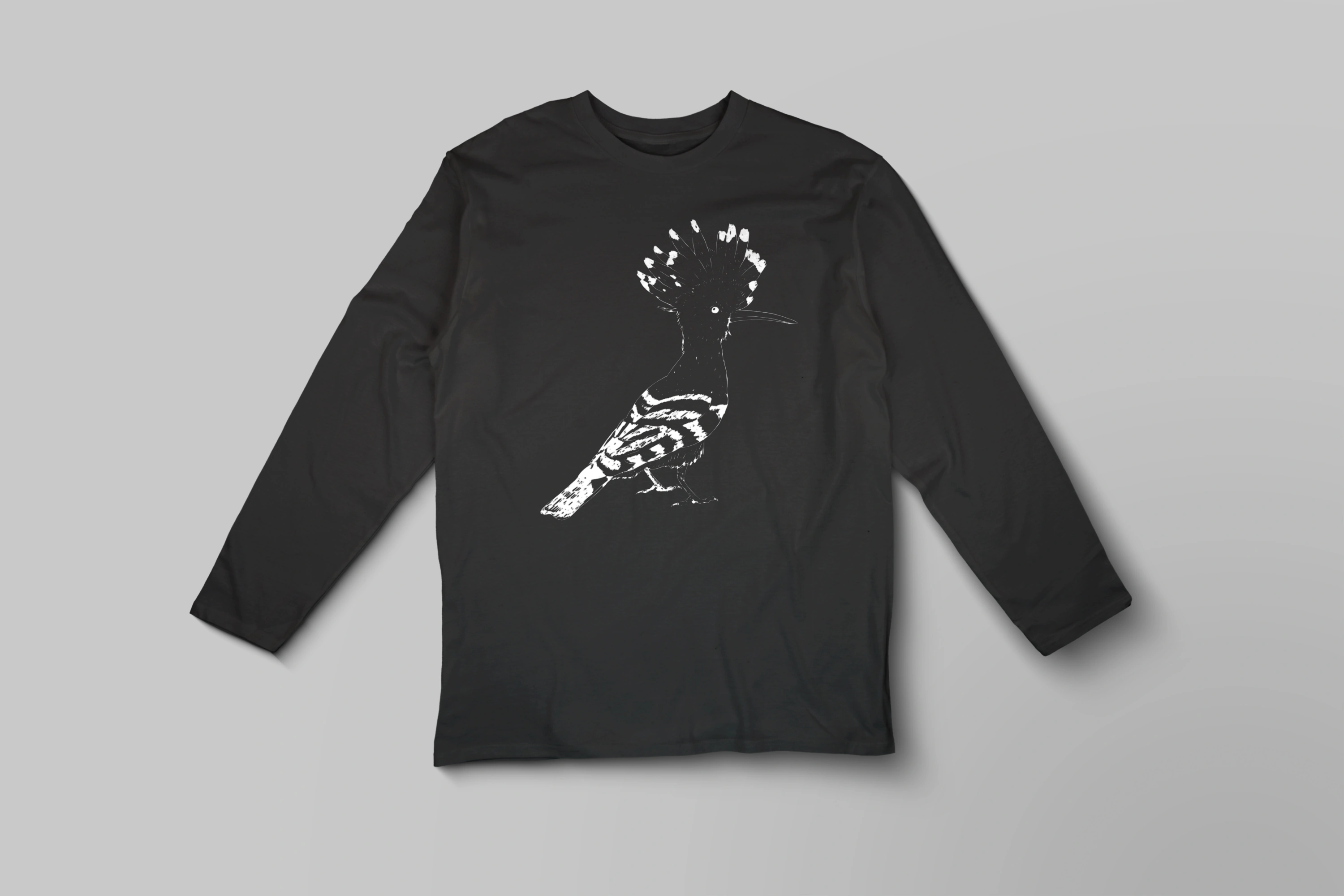 חולצה ארוכה דוכיפת מאויירת