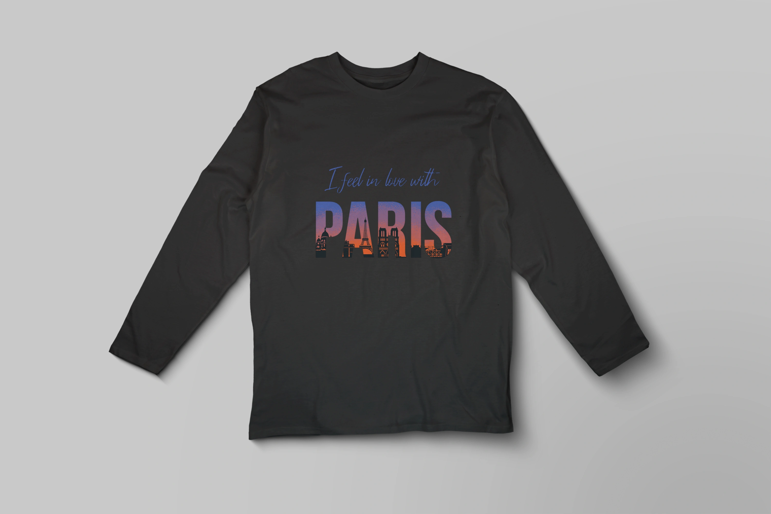 חולצה ארוכה מאוהב בפריז