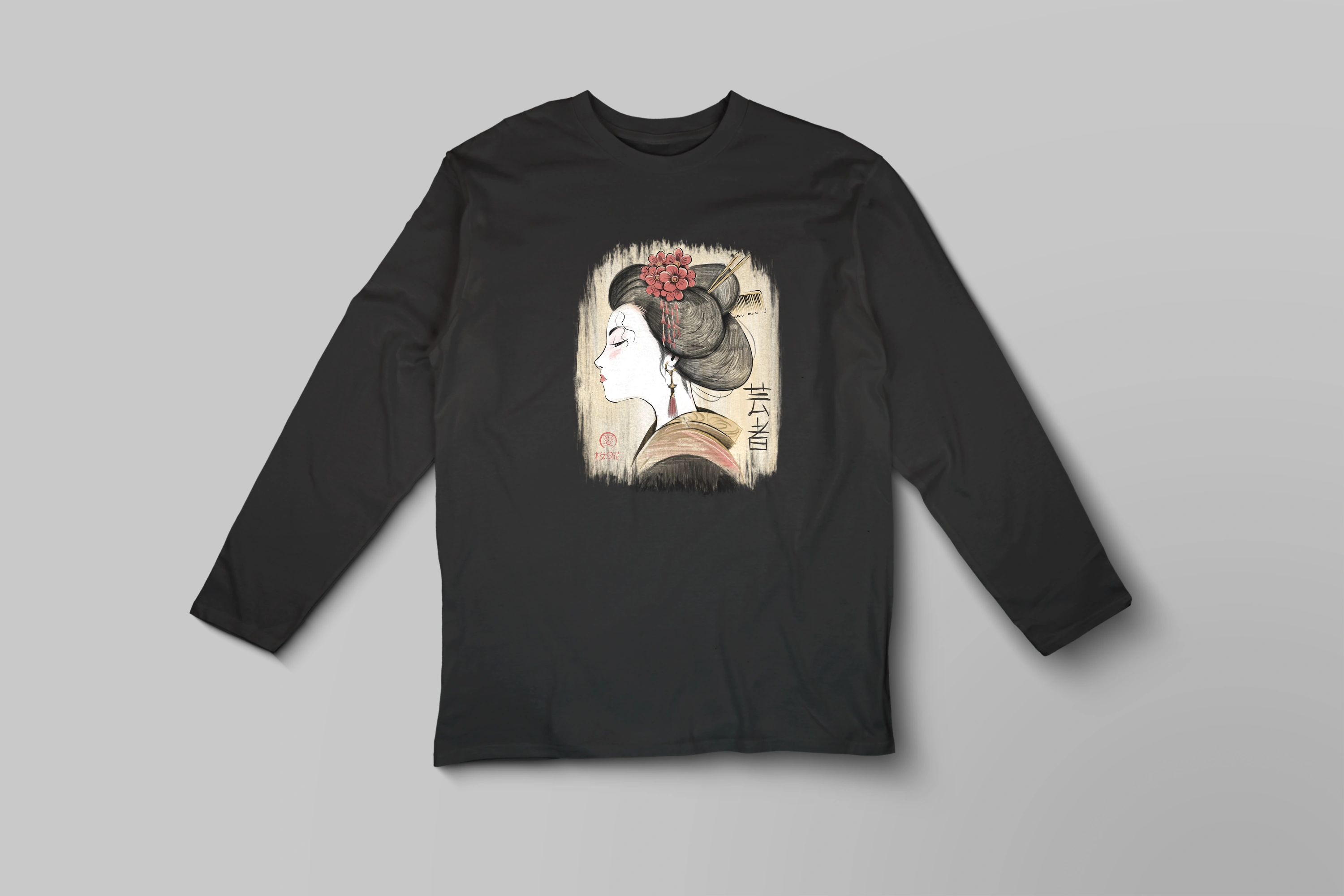 תצוגה חלופית של חולצה ארוכה geisha