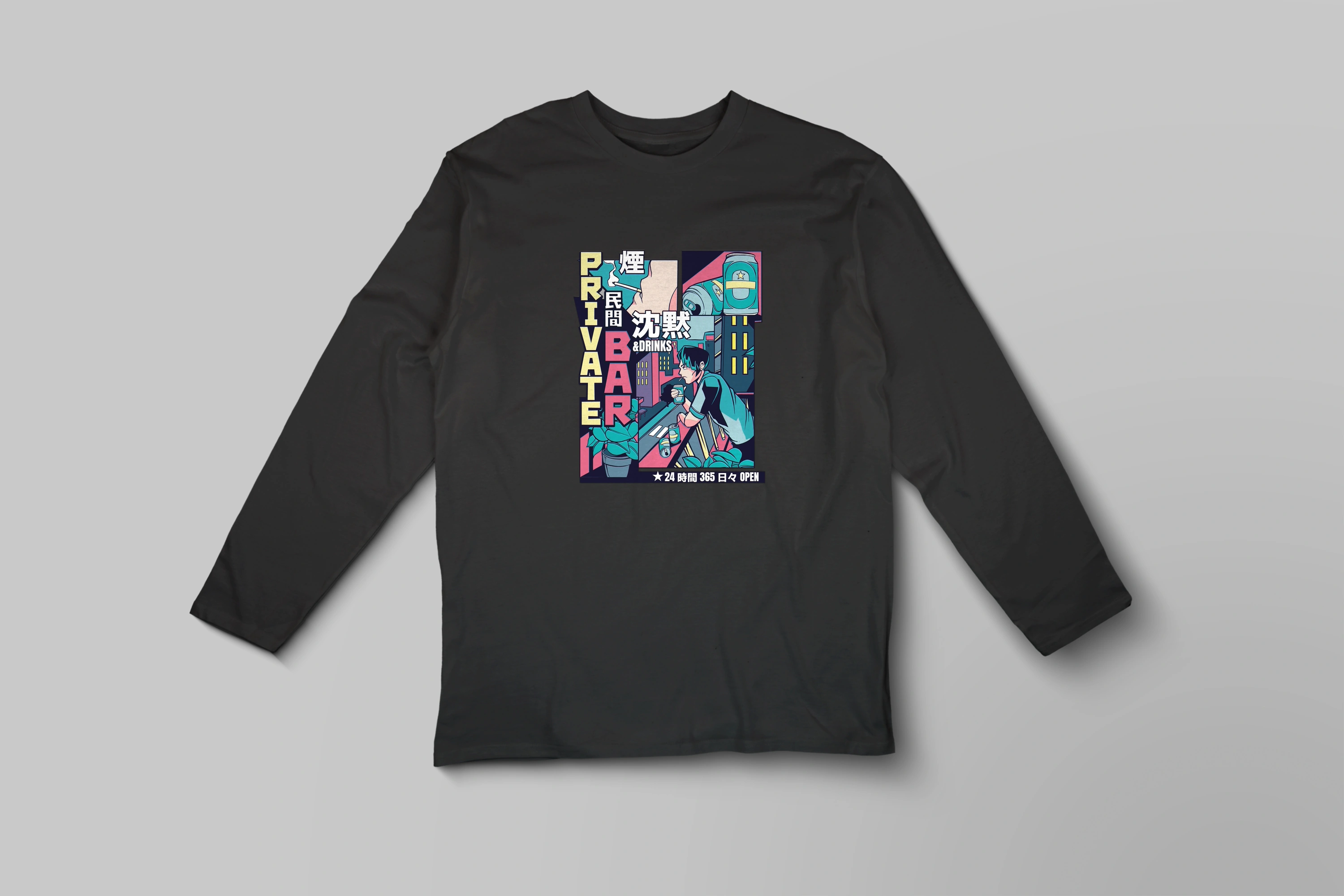 תצוגה חלופית של חולצה ארוכה קומיקס-בר