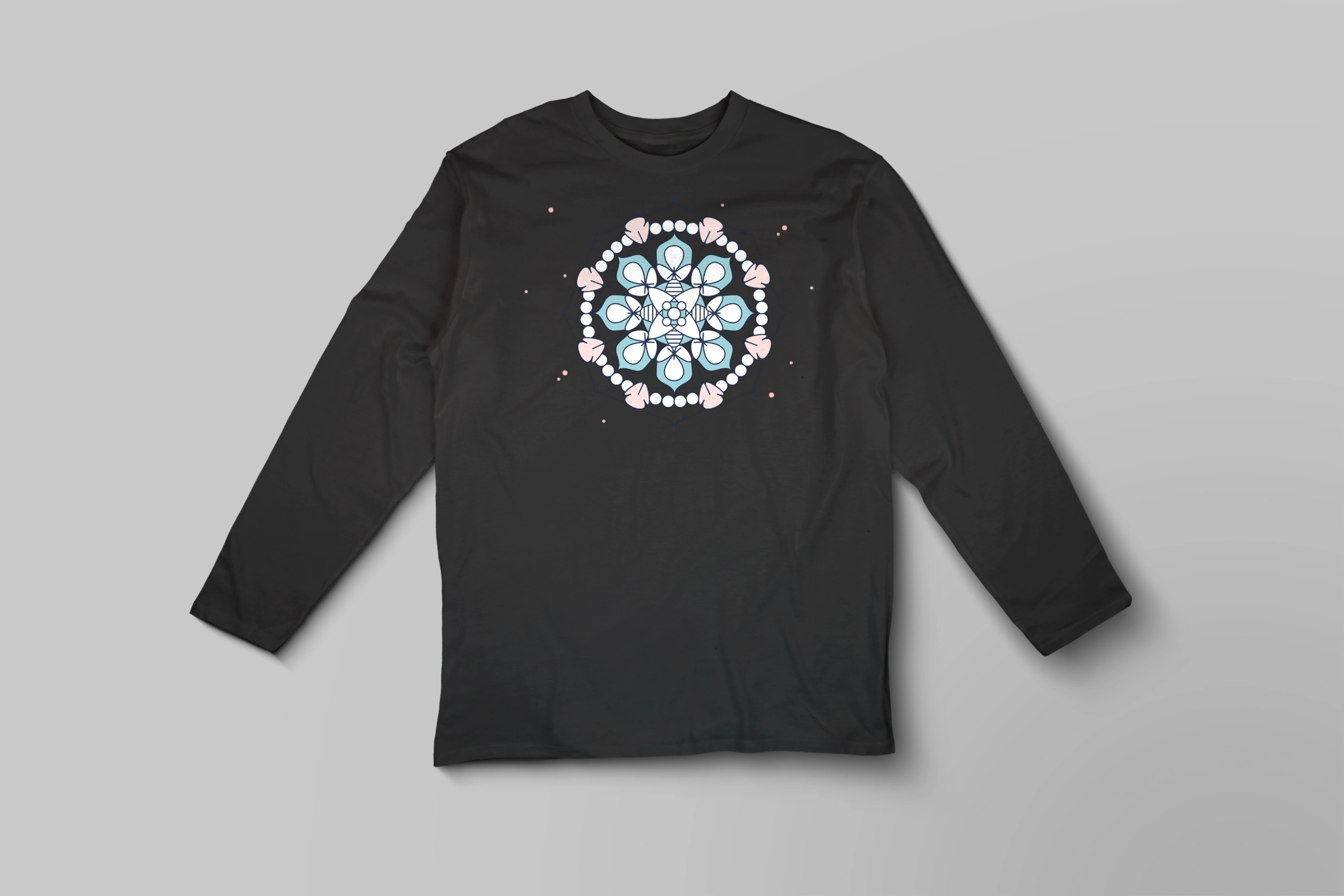 חולצה ארוכה מנדלה פסטל