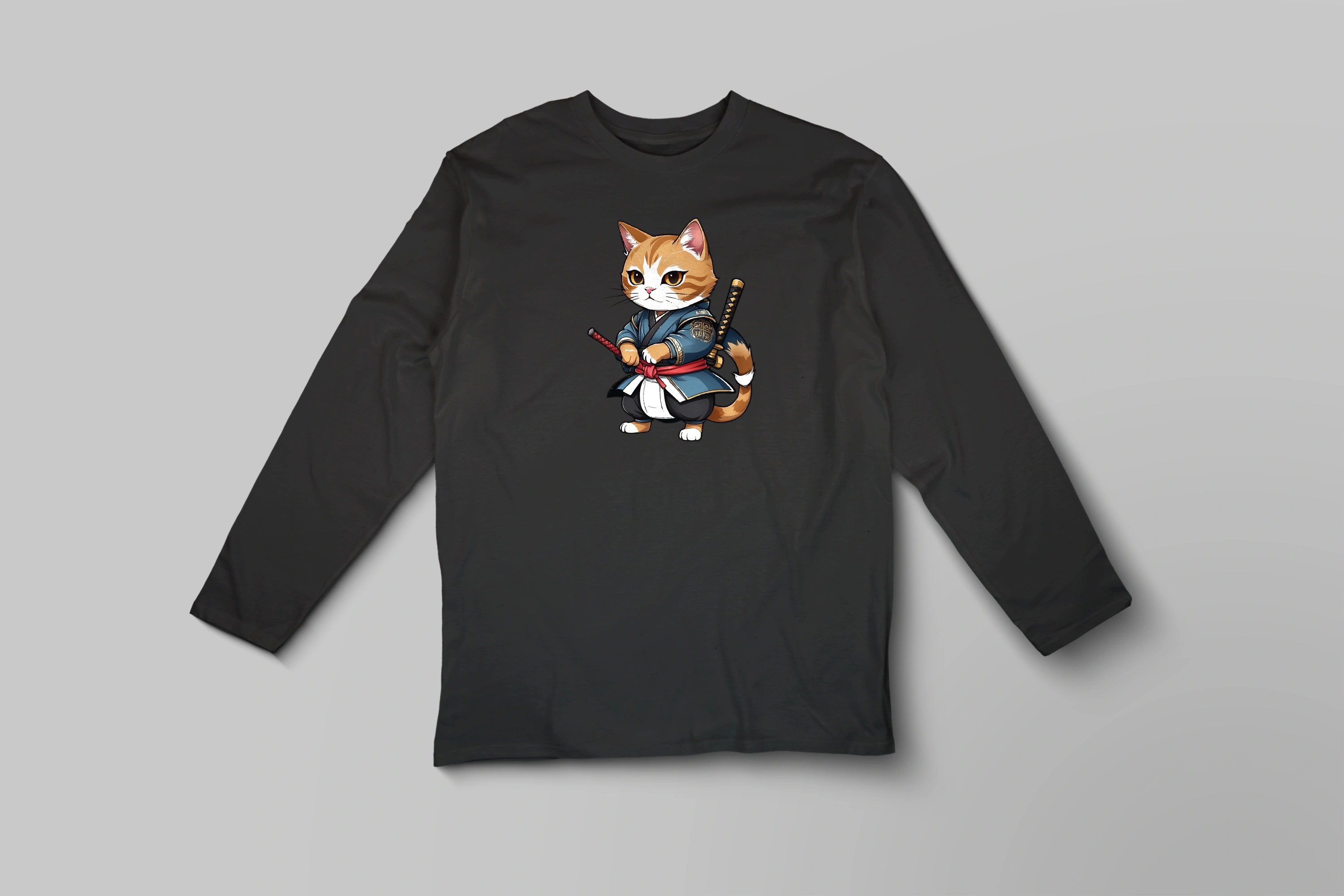 חולצה ארוכה ninja cat