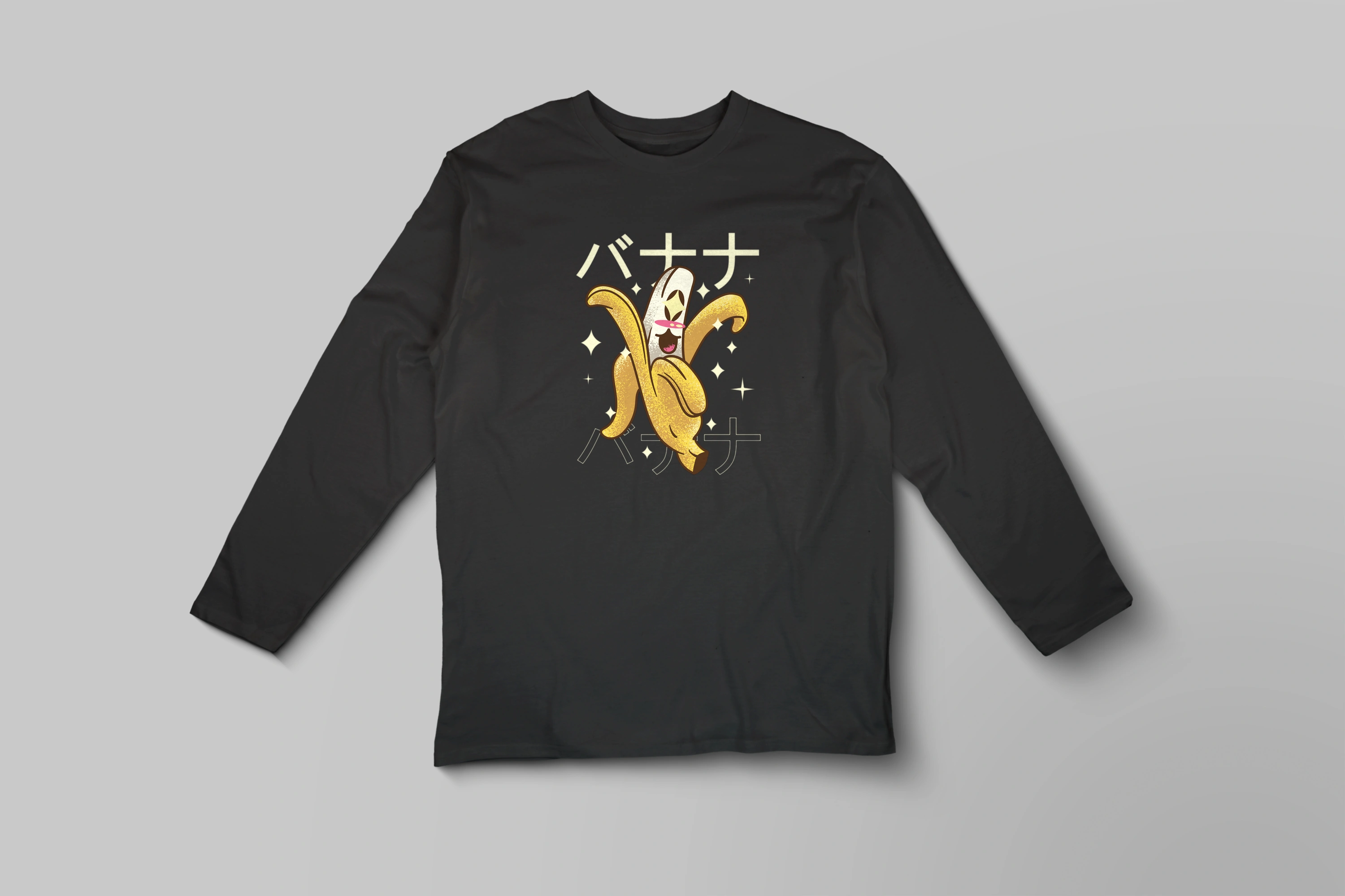 חולצה ארוכה בננה מתלהבת