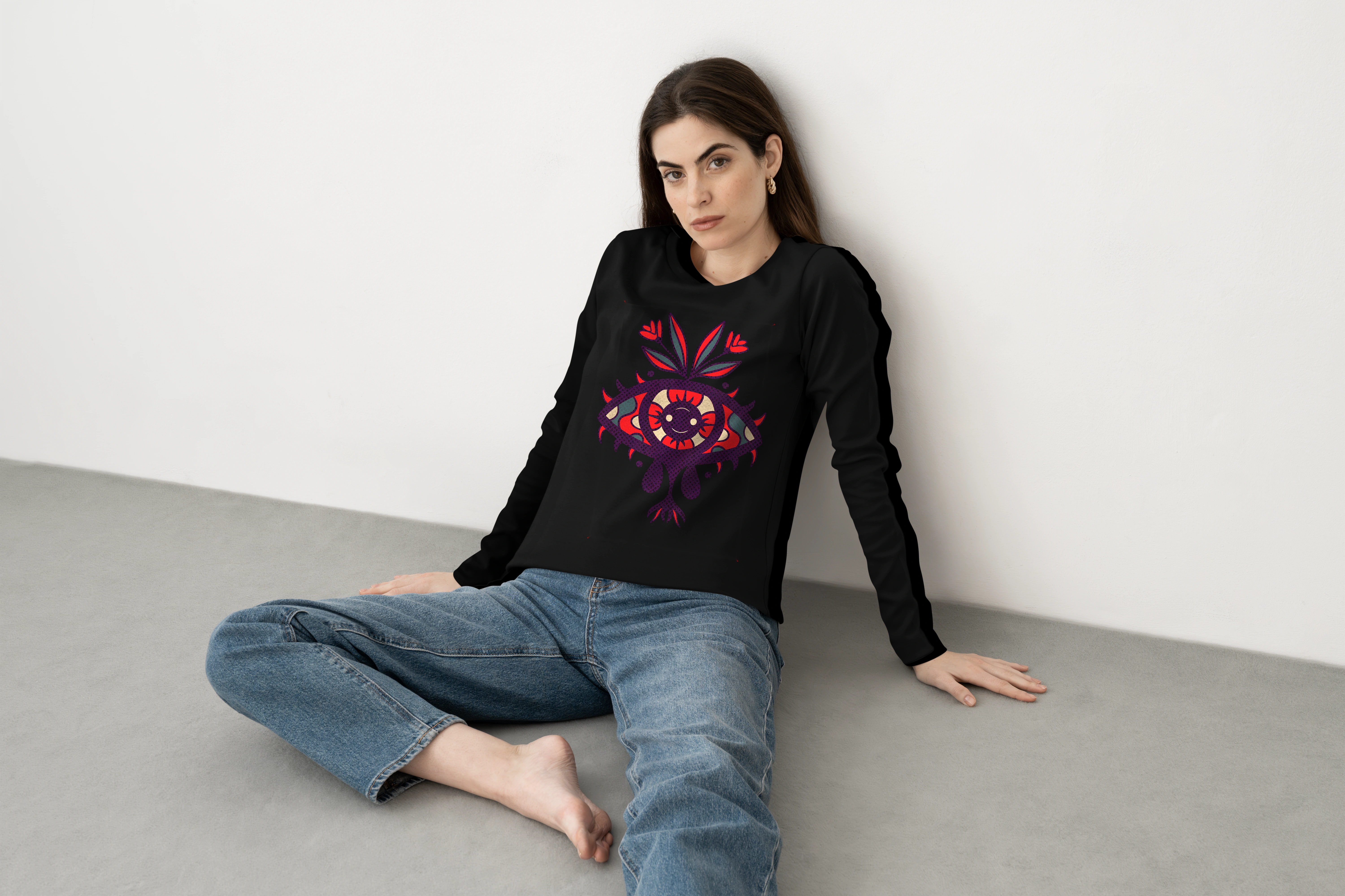 תצוגה חלופית של חולצה ארוכה grow where you are planted