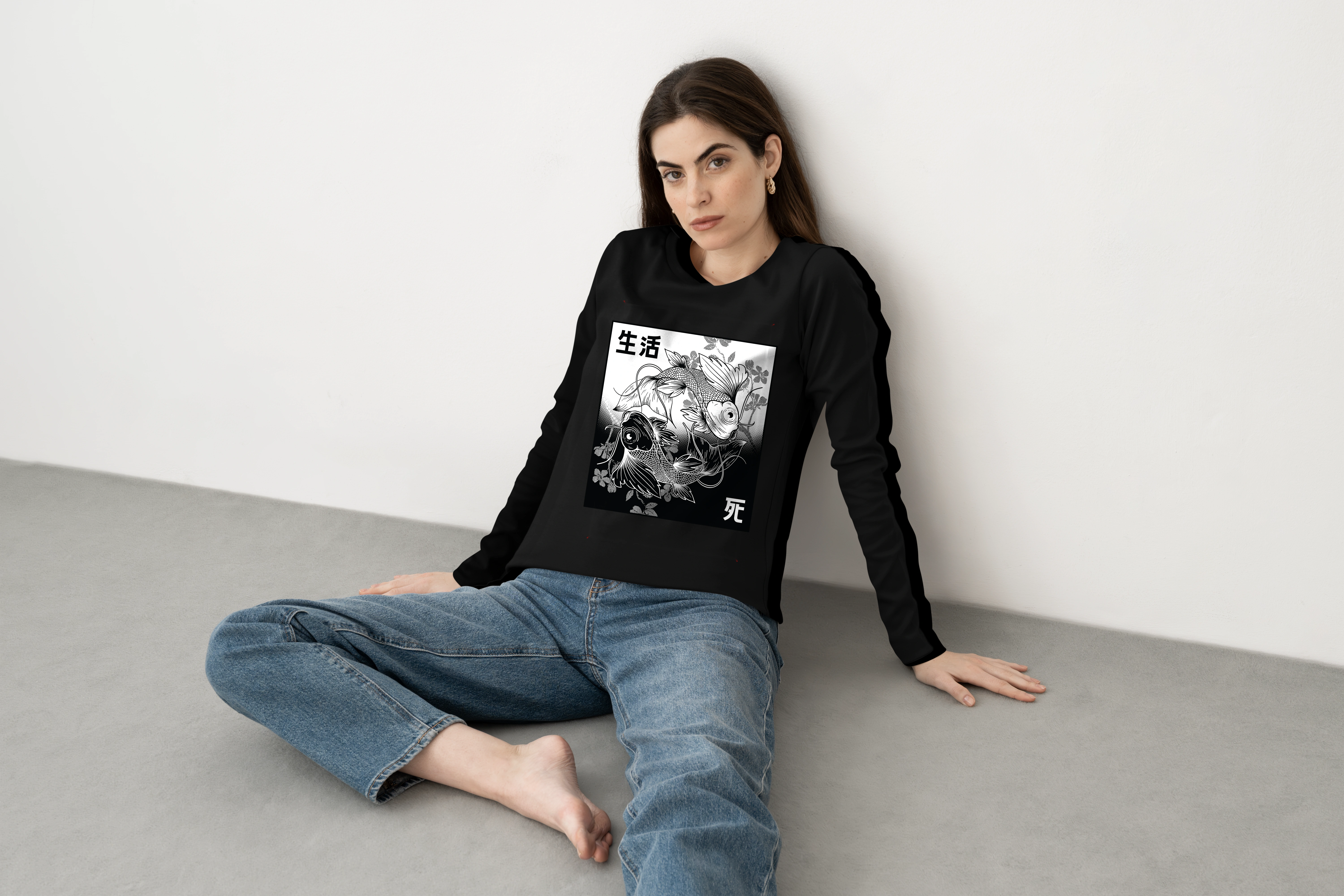 חולצה ארוכה מים שקטים