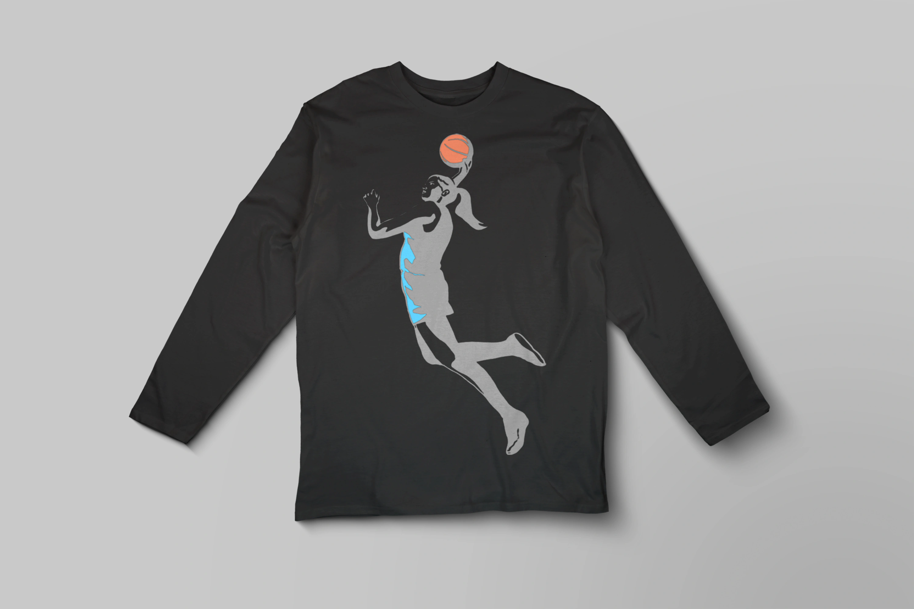 חולצה ארוכה כדורסלנית