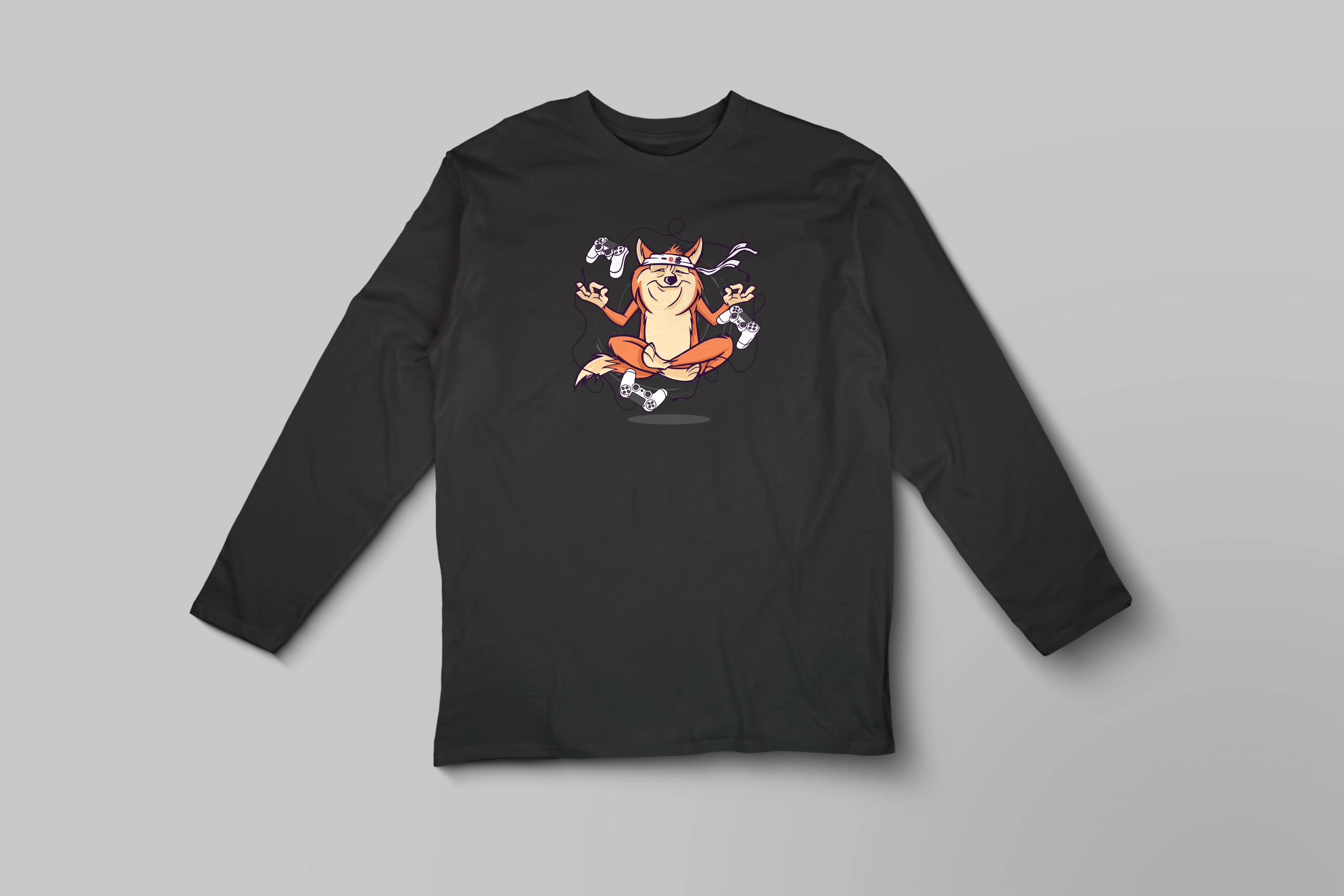 חולצה ארוכה כלב יוגה