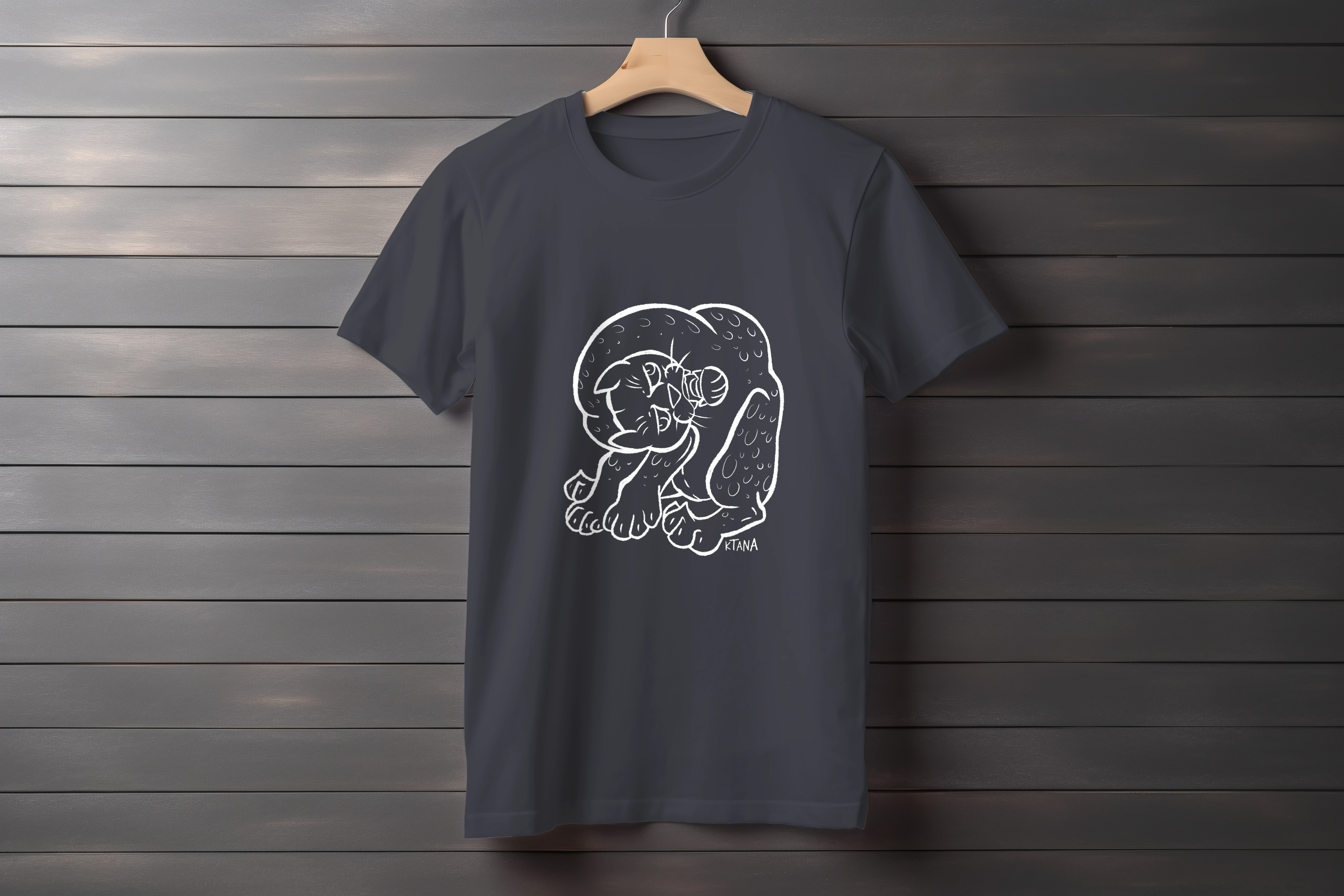 חולצה Sketchy leopard