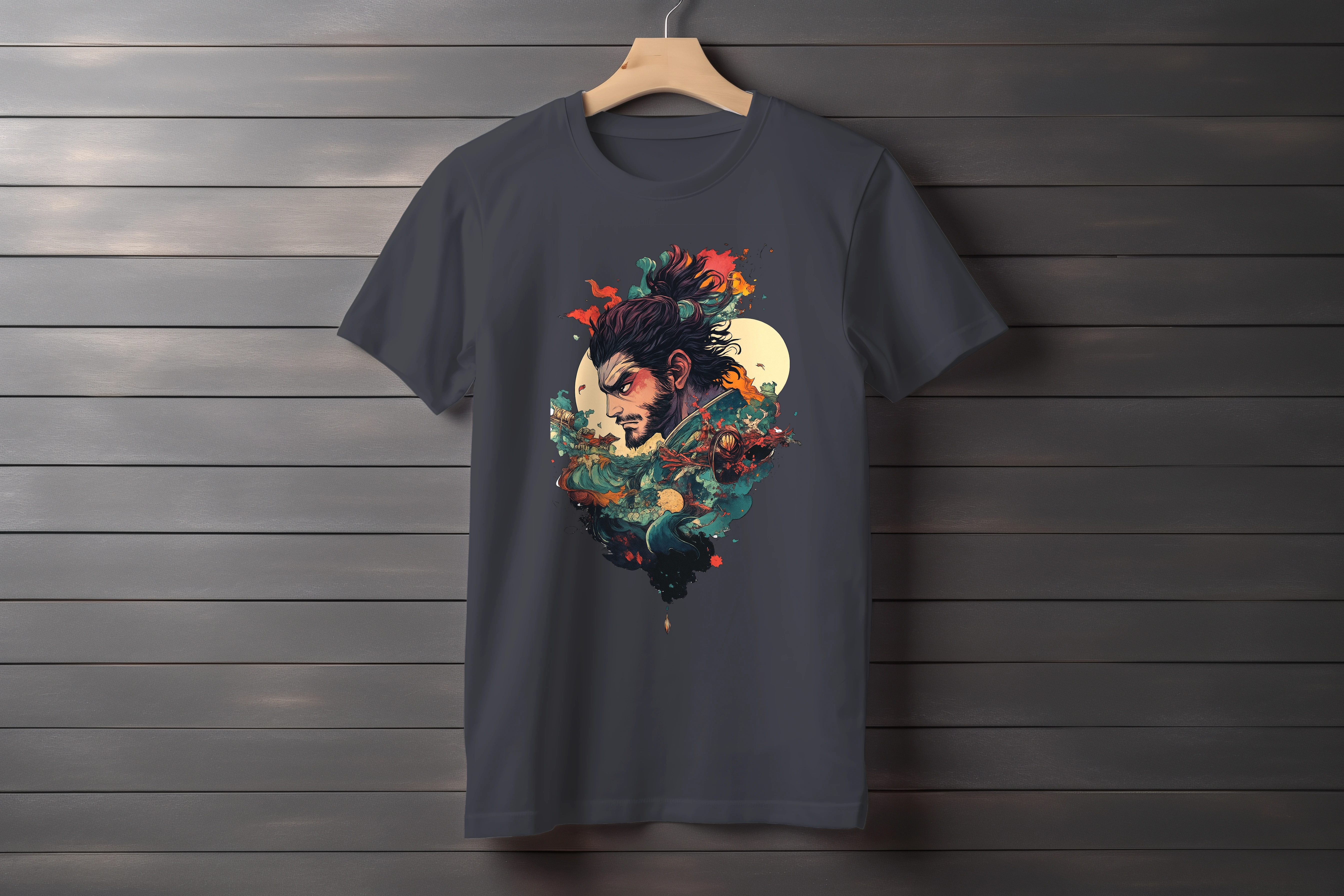 תצוגה חלופית של חולצה לוחם אנימה