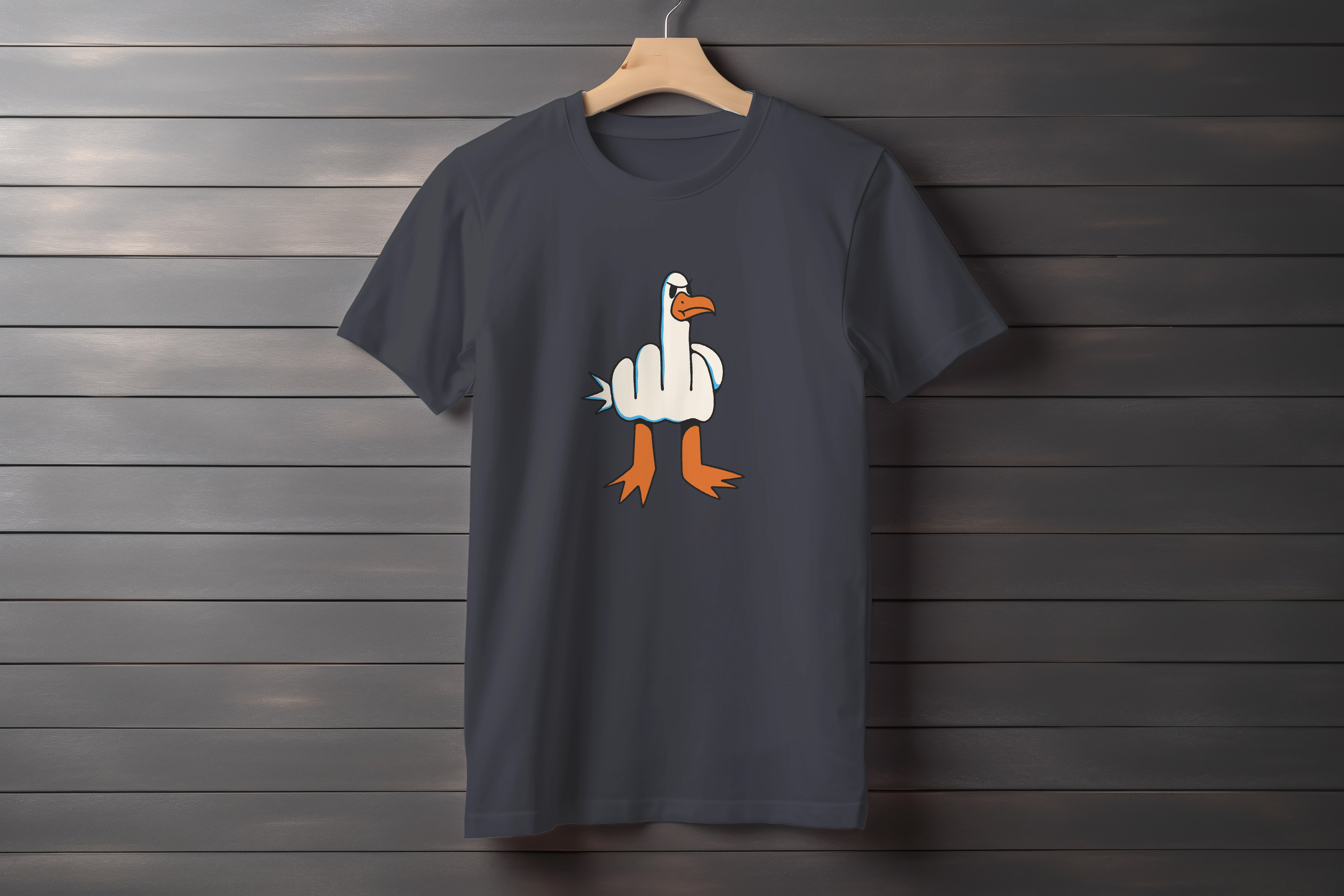 חולצה שחף אצבע שלישית