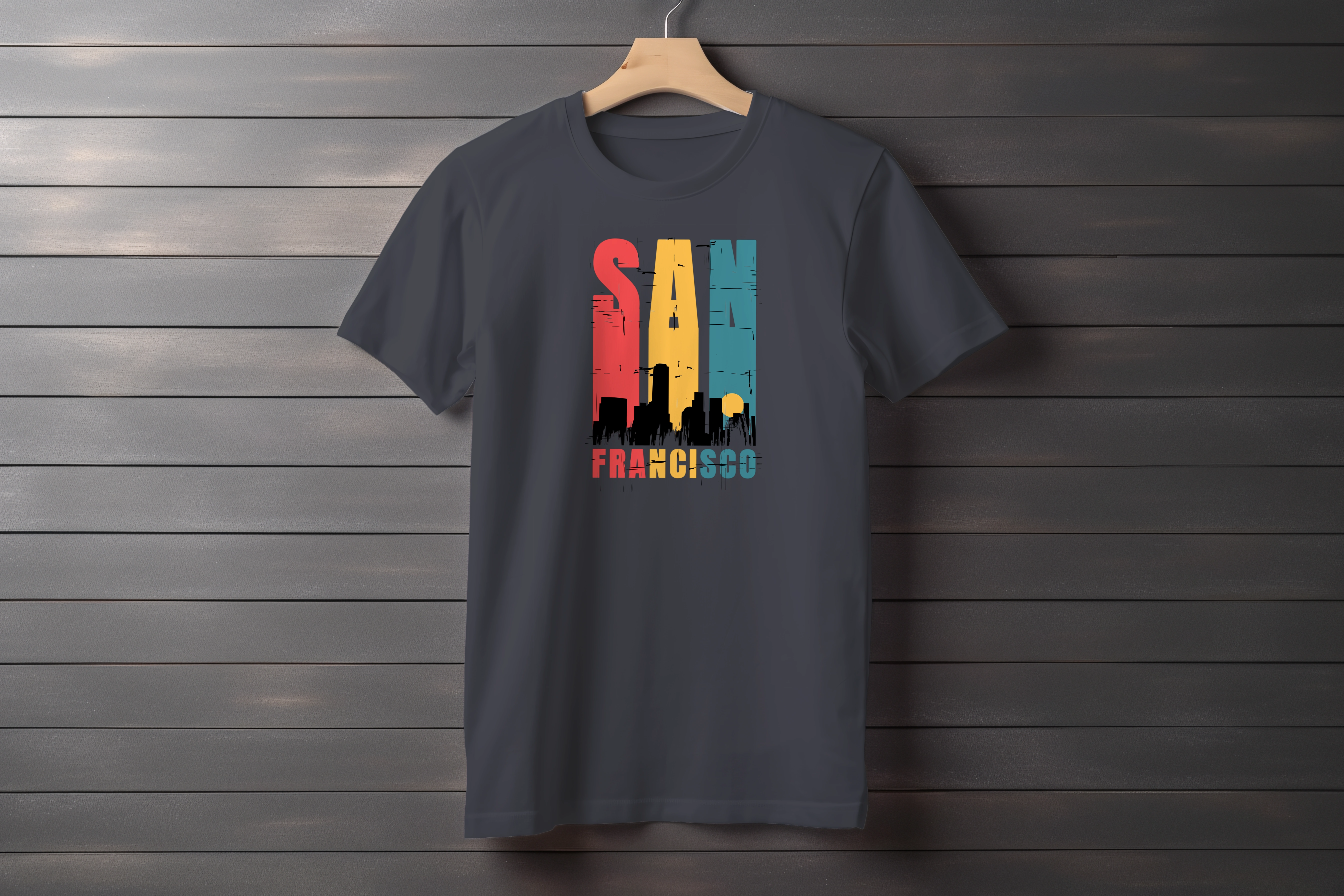 תצוגה חלופית של חולצה סאן פרנסיסקו