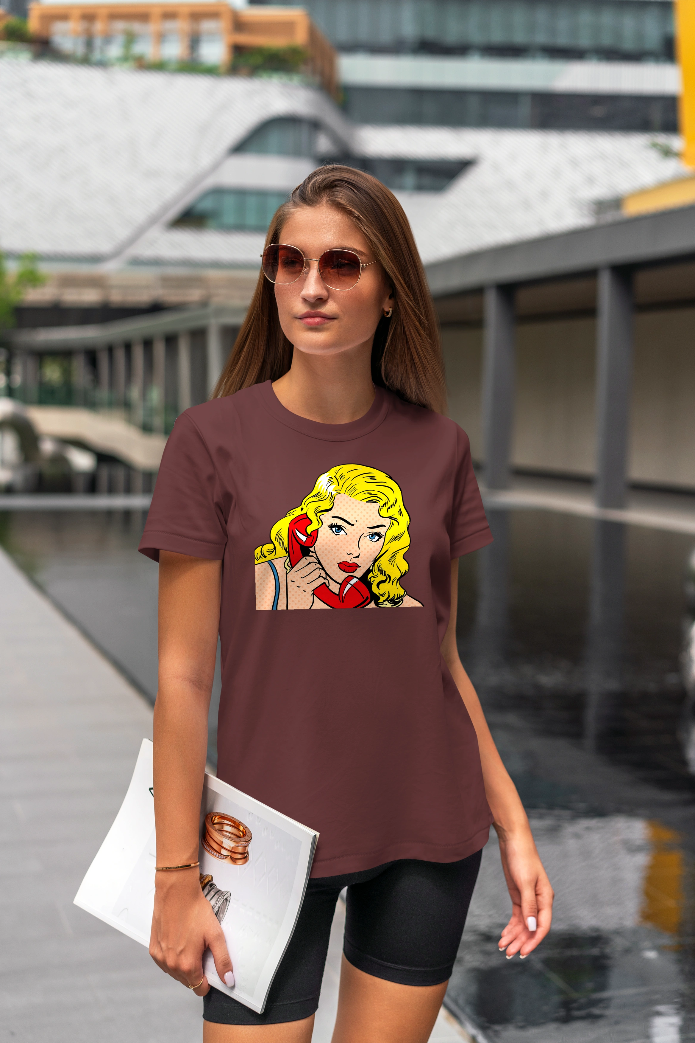 תצוגה חלופית של חולצה פופ ארט 5