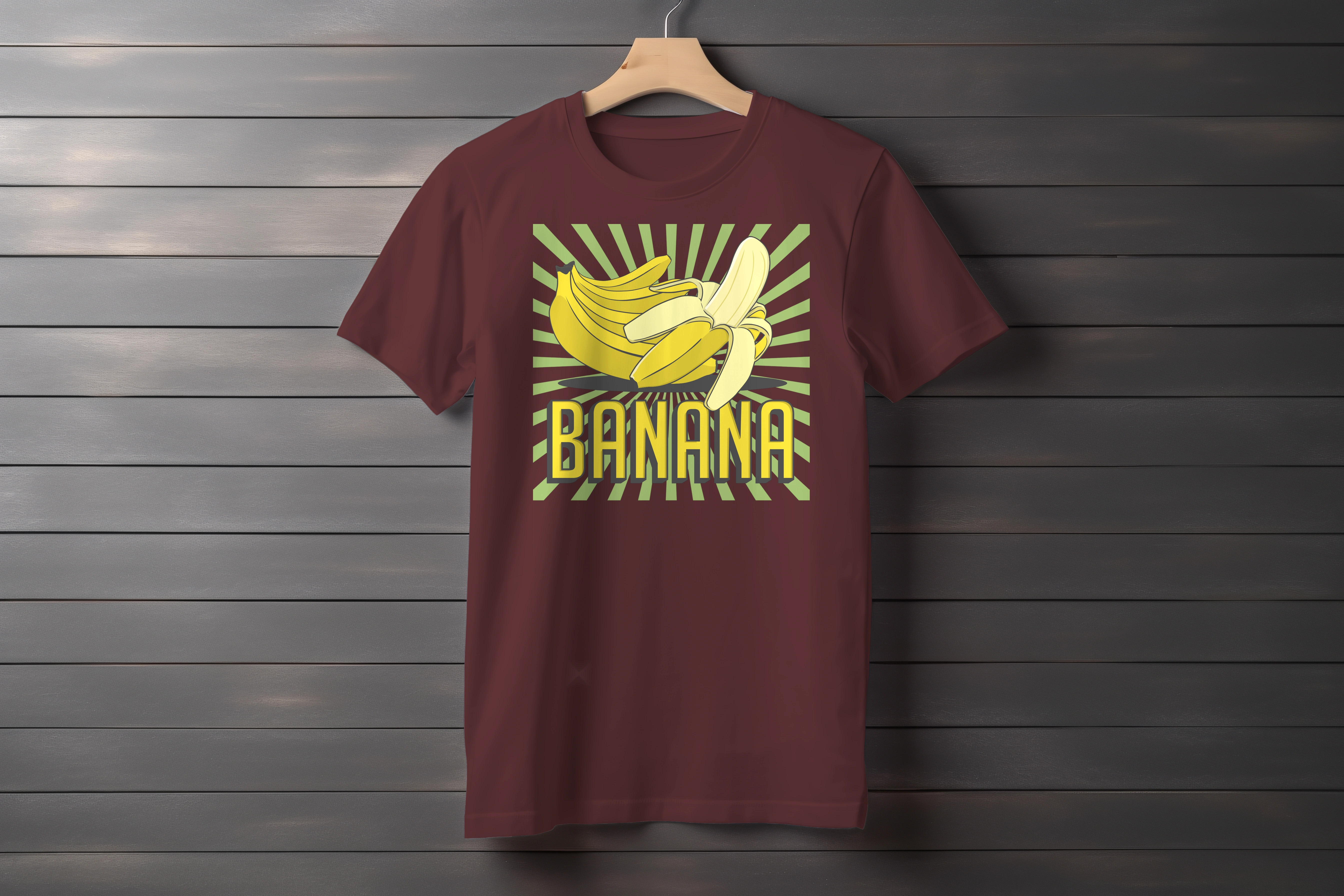 תצוגה חלופית של חולצה בננה