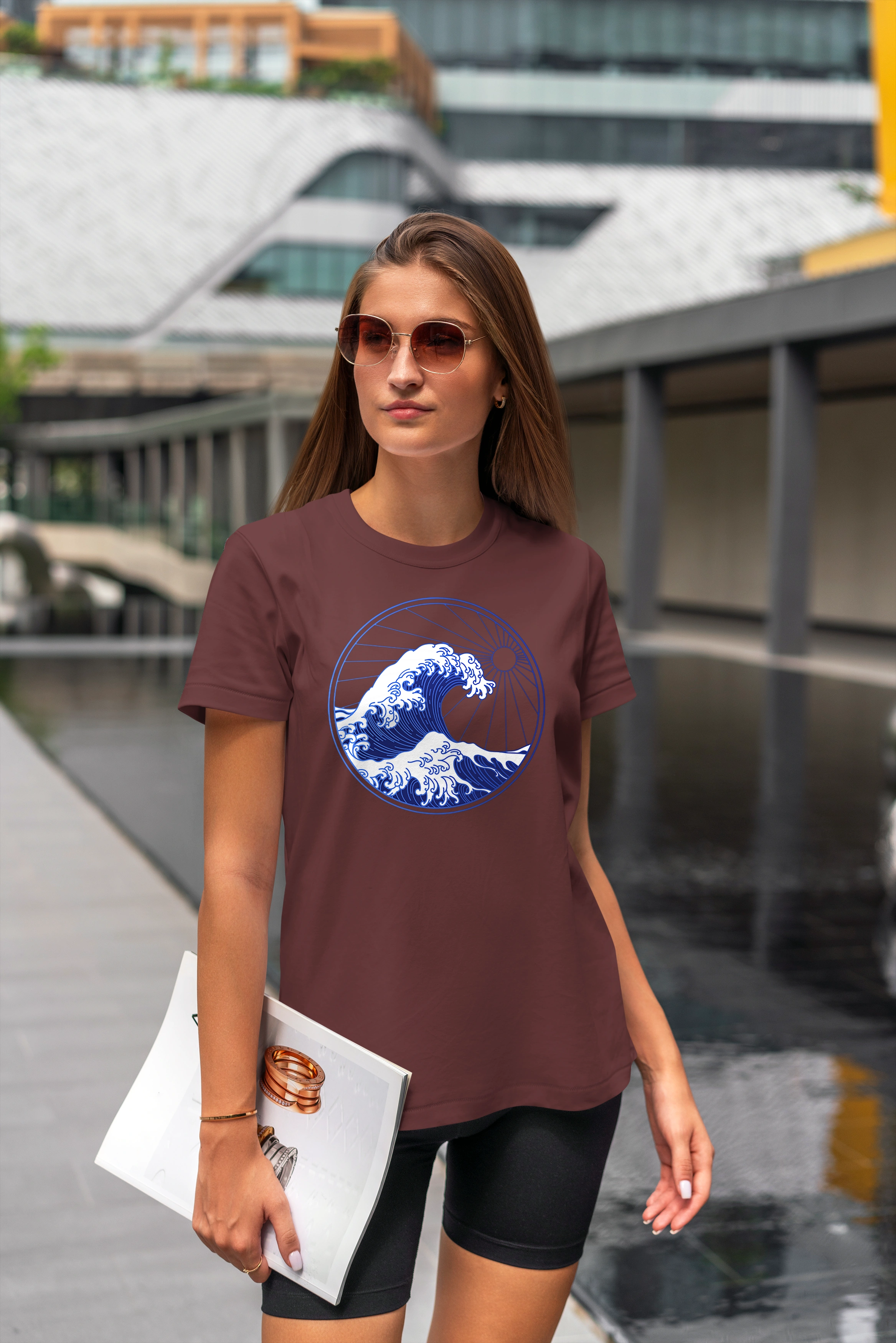 תצוגה חלופית של חולצה גלים