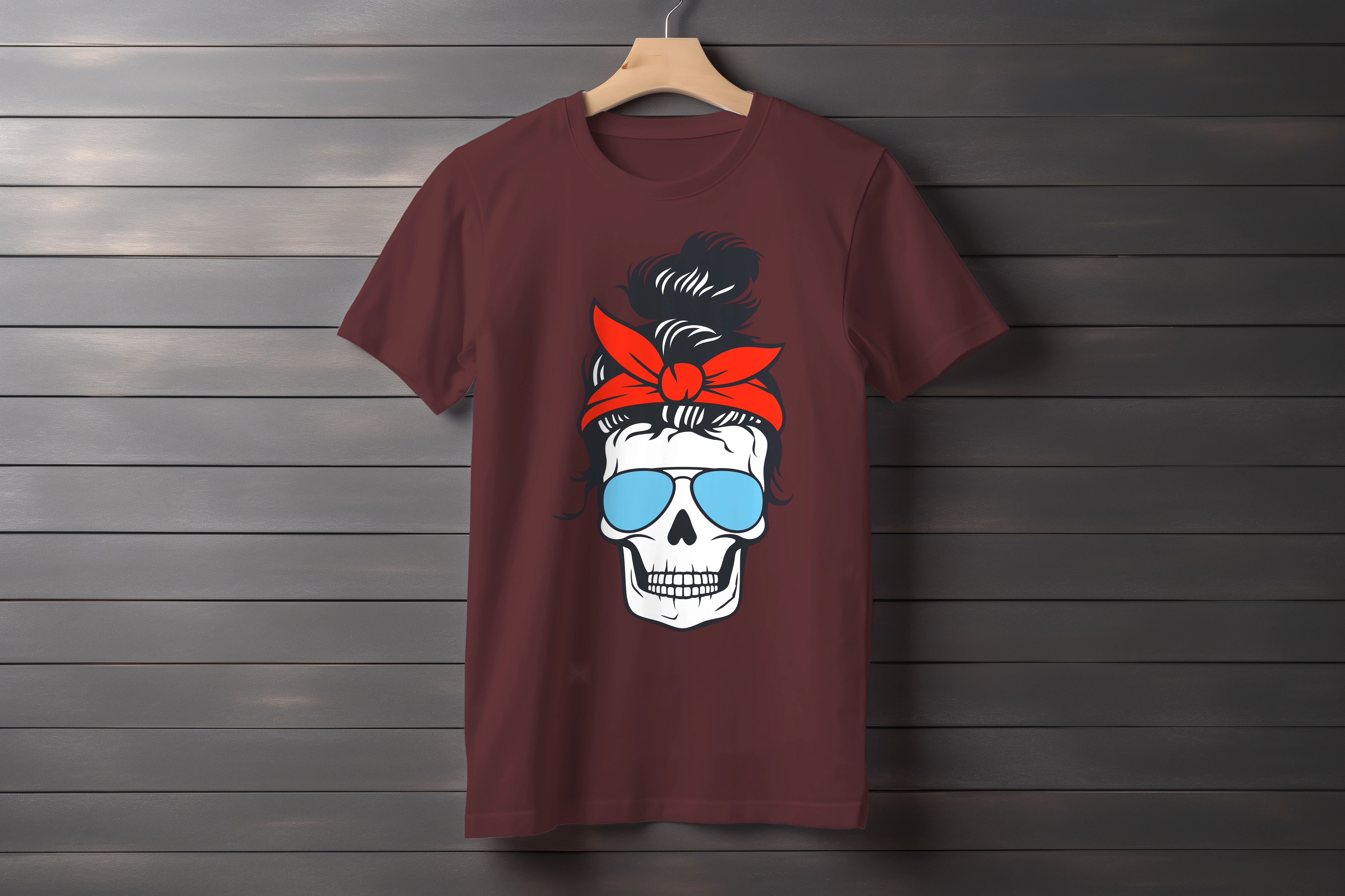 חולצה גולגולת אמא