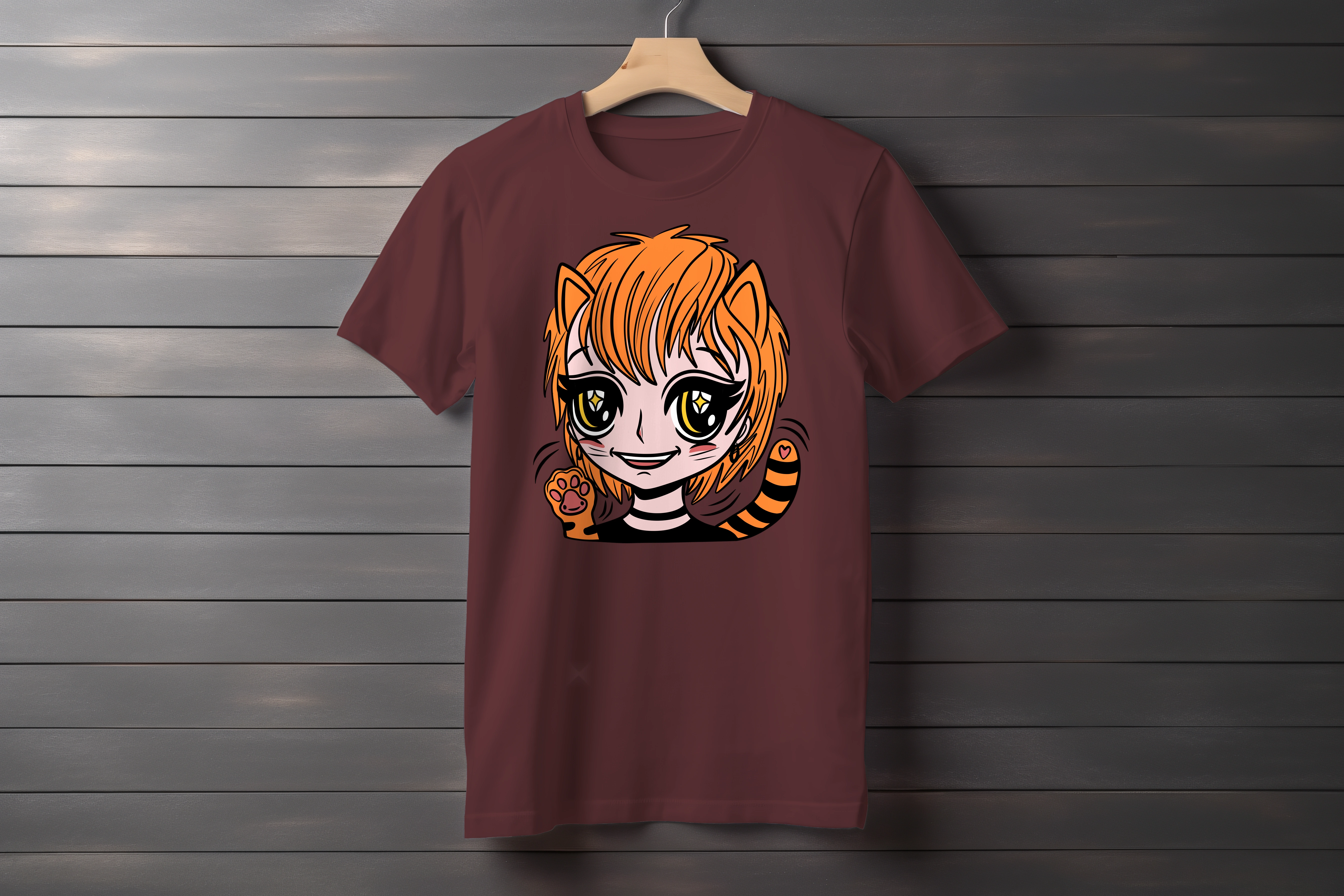 תצוגה חלופית של חולצה animekitty