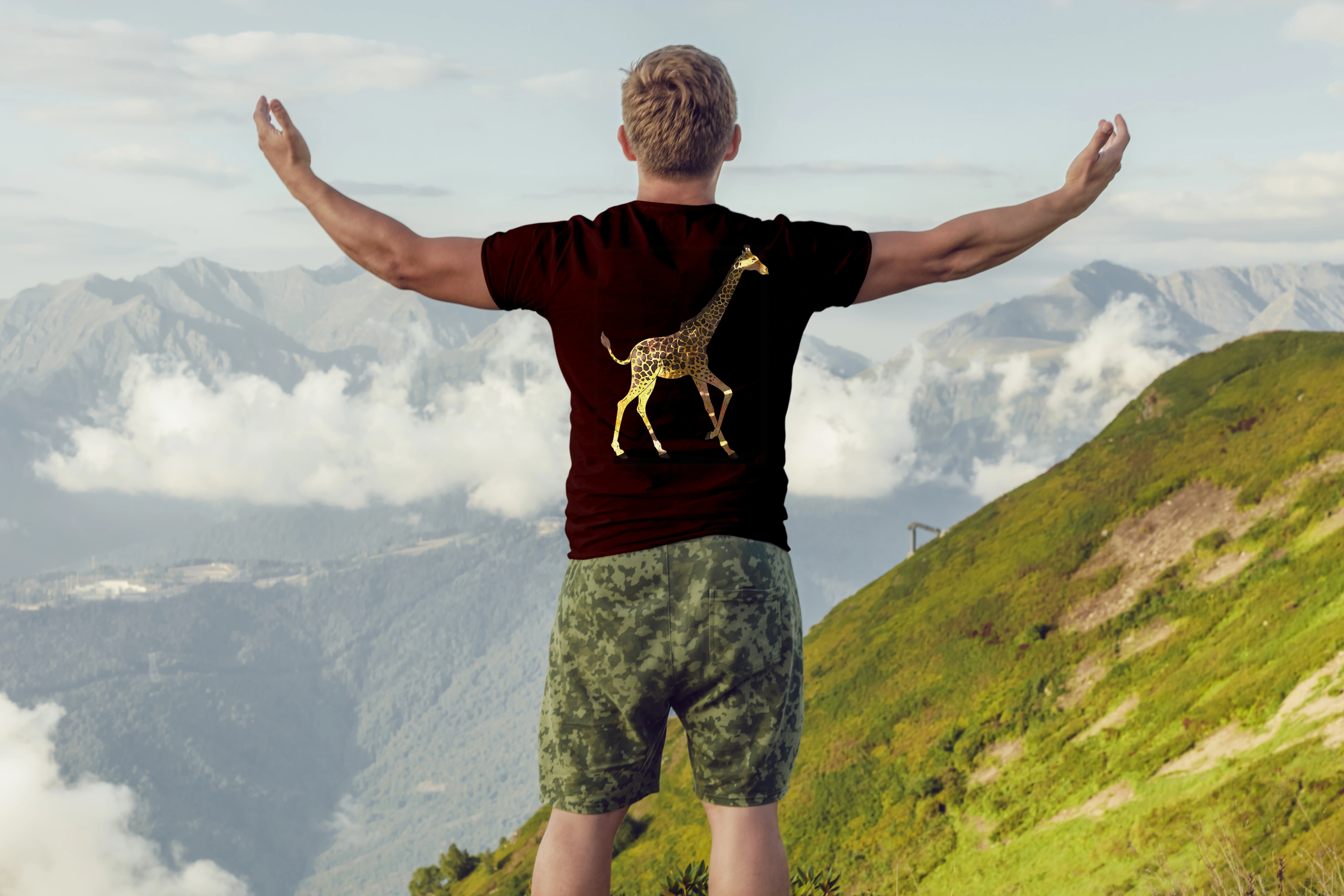 חולצה ג'ירפה