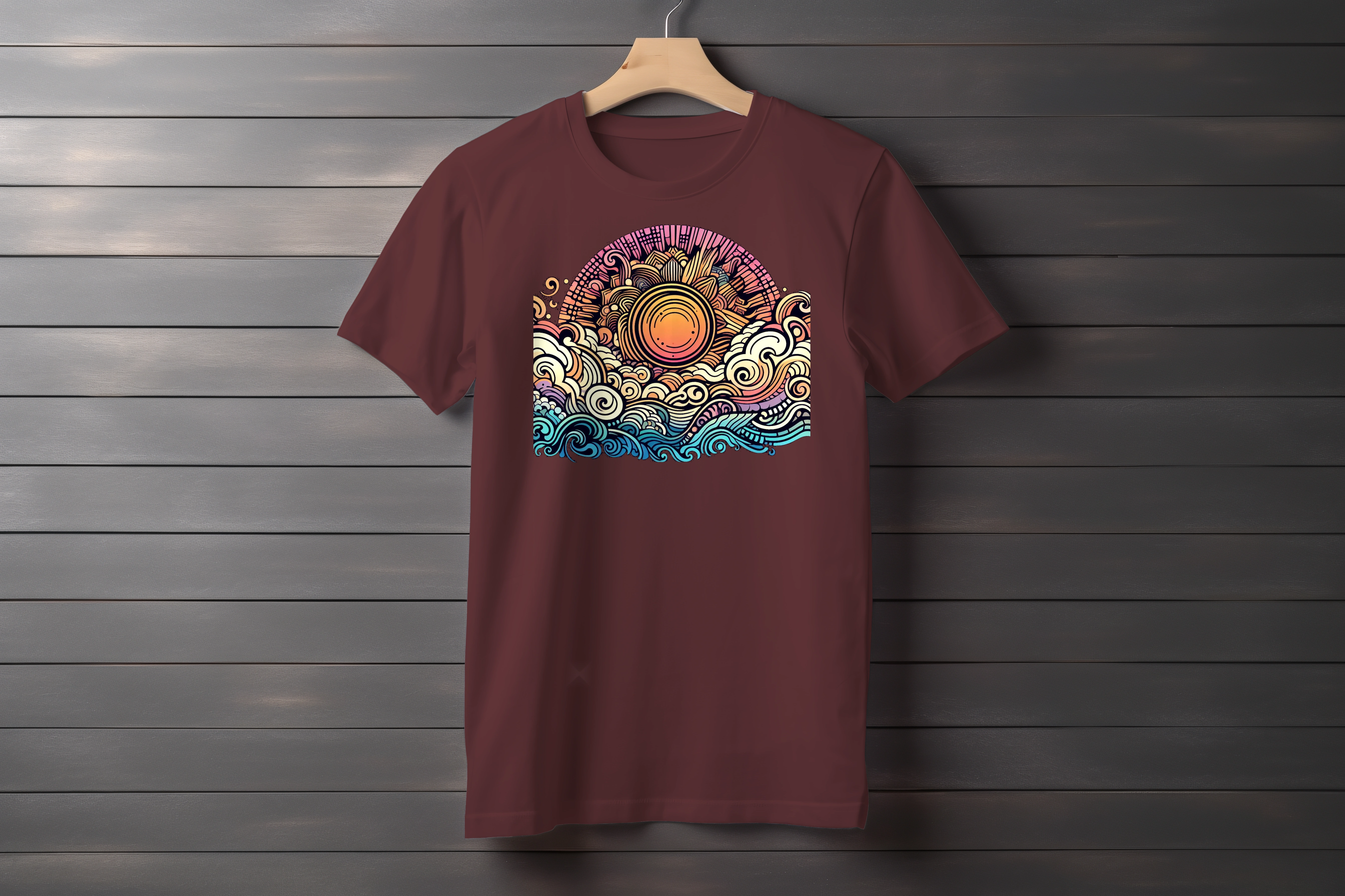 תצוגה חלופית של חולצה sunset 1