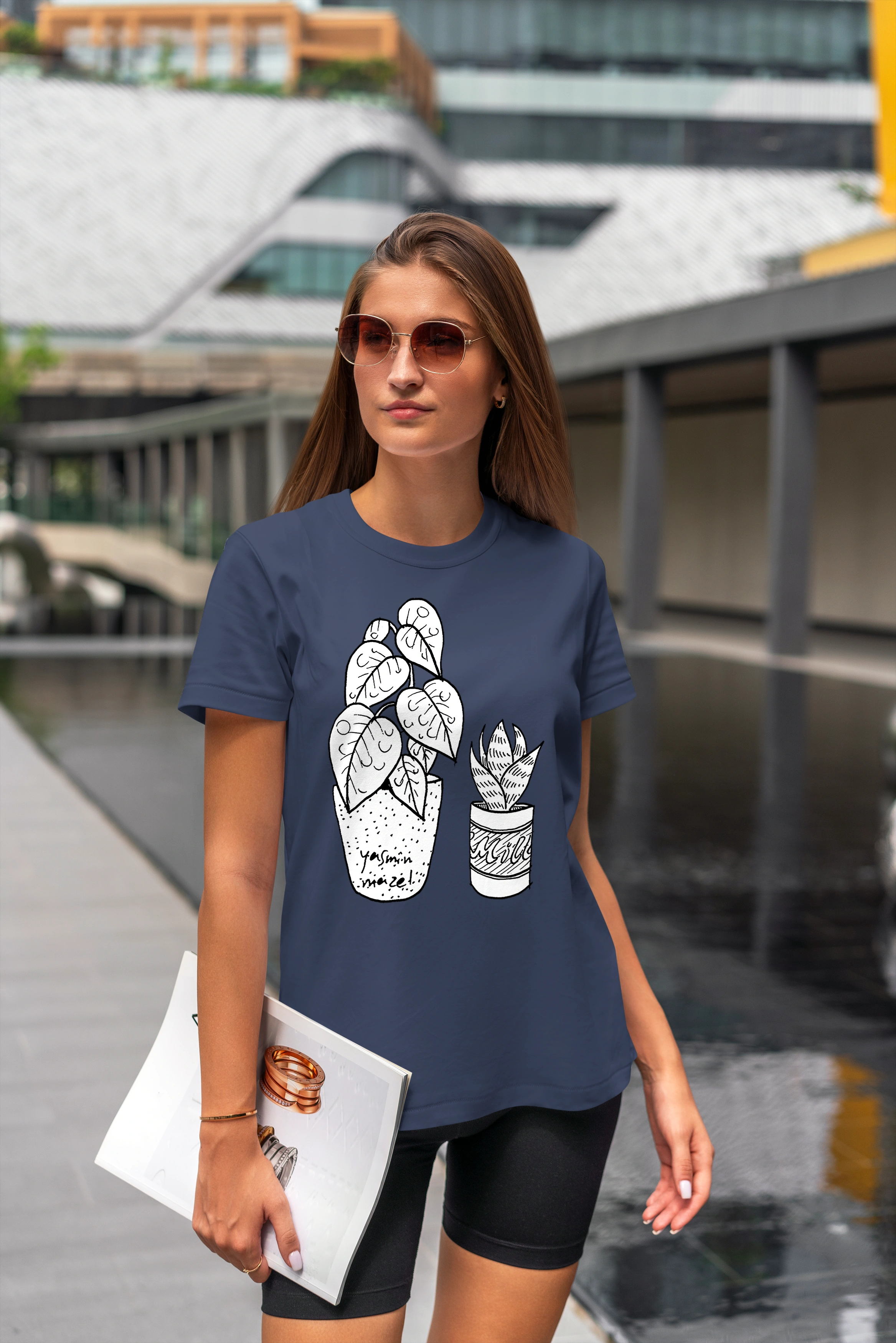 תצוגה חלופית של חולצה עציצים