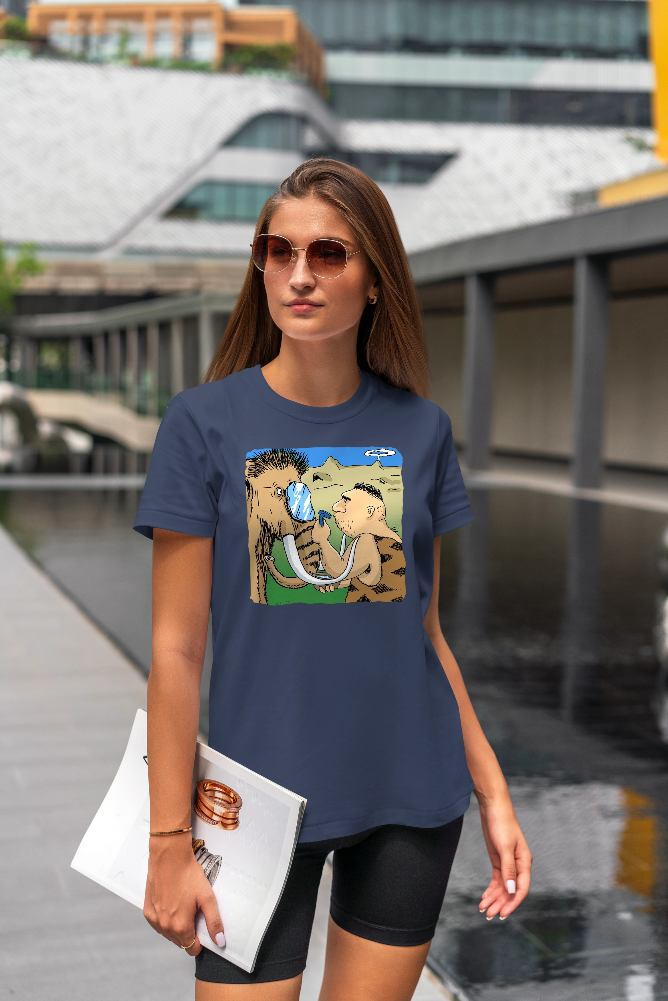 חולצה איש המערות