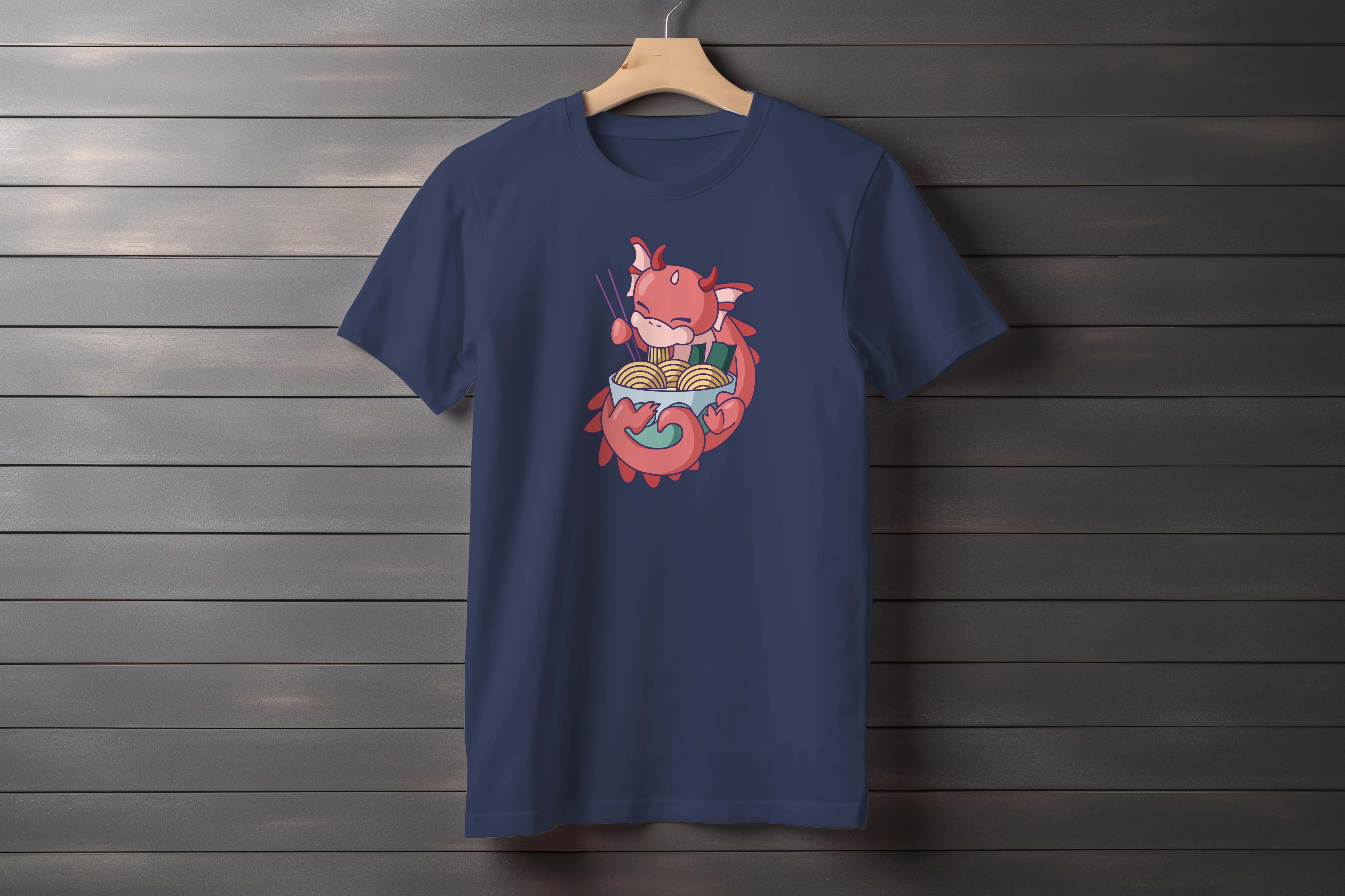 תצוגה חלופית של חולצה ramen dragon