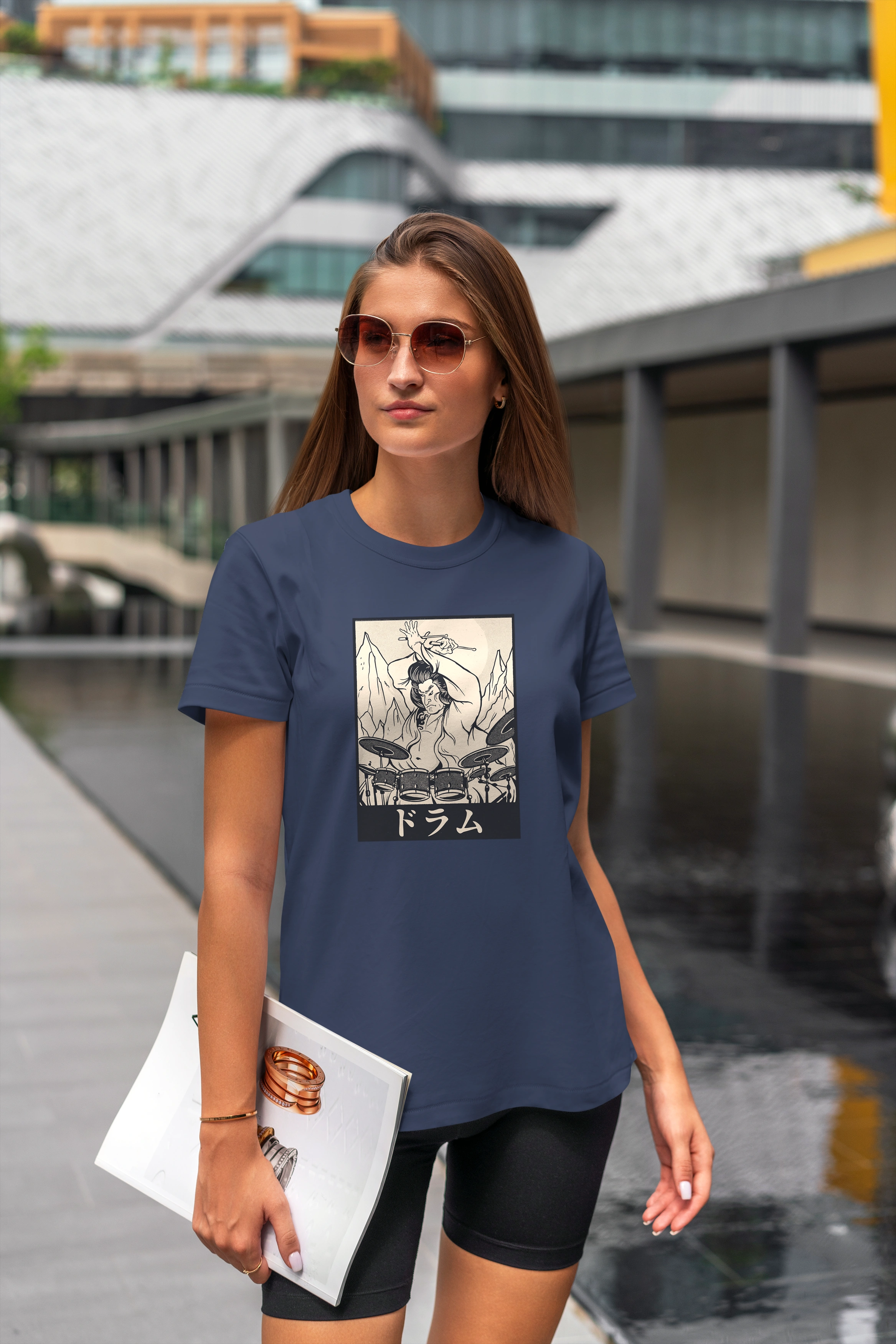 תצוגה חלופית של חולצה סמוראי מתופף