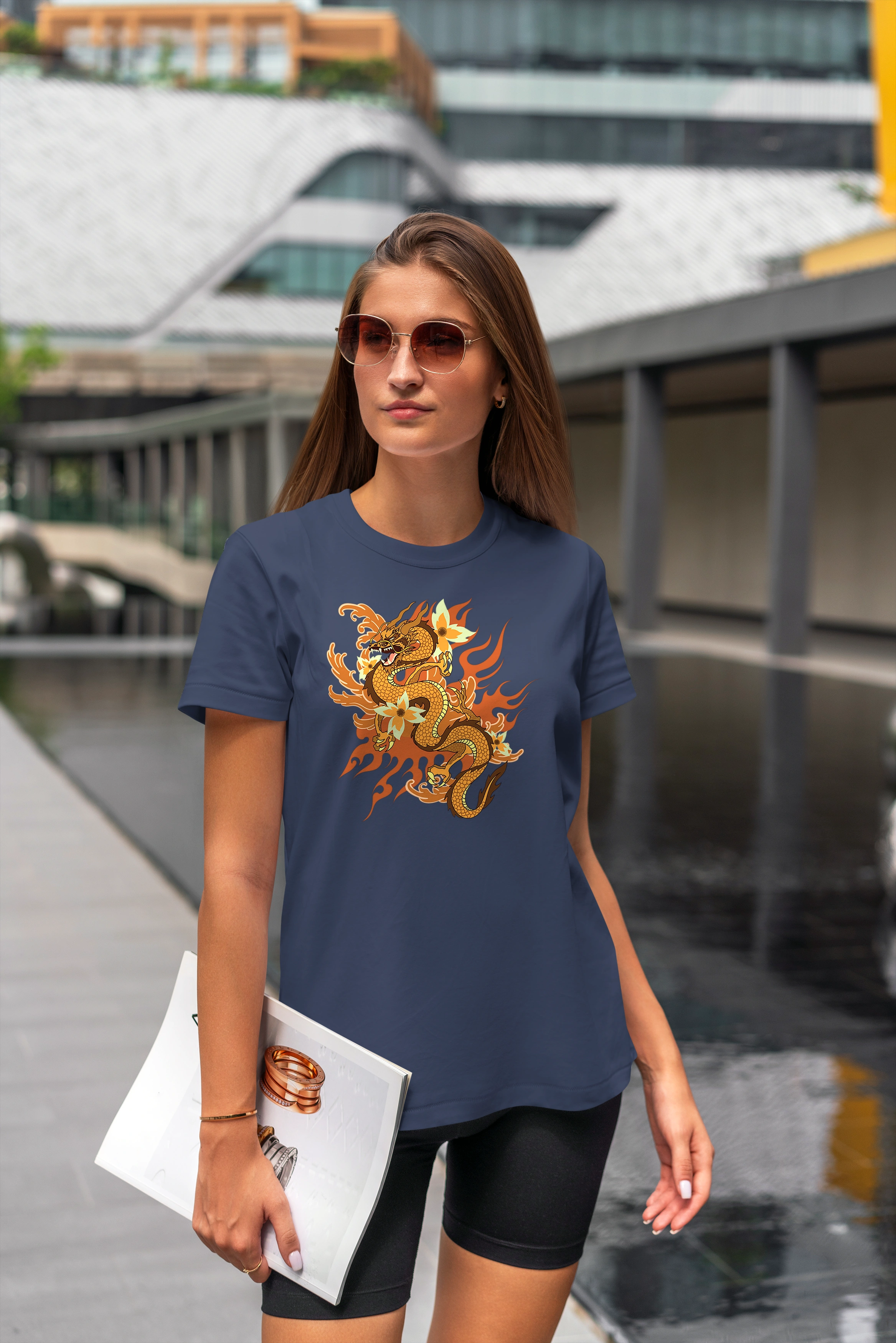 תצוגה חלופית של חולצה נחש-דרקון