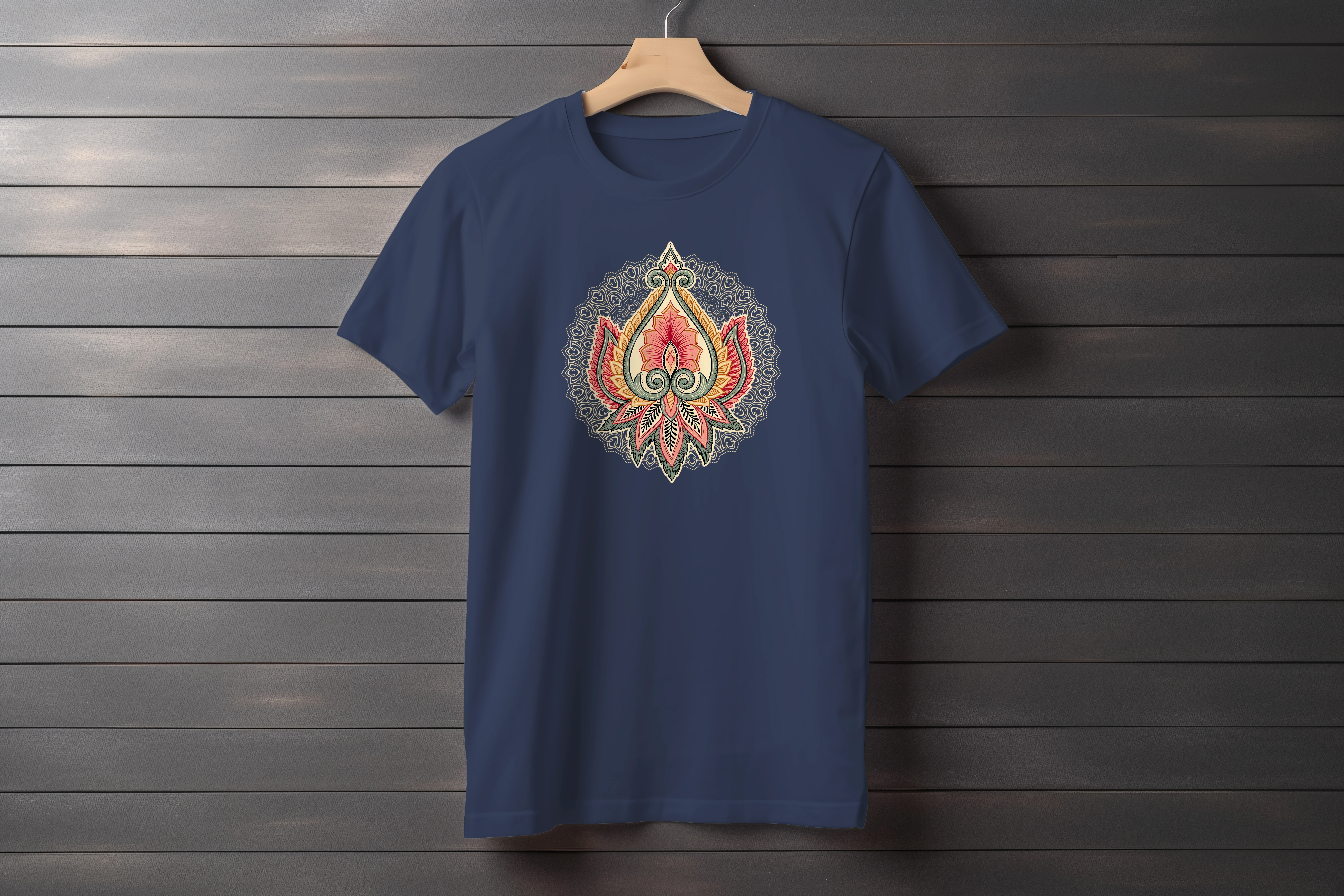 תצוגה חלופית של חולצה Ethnic Floral