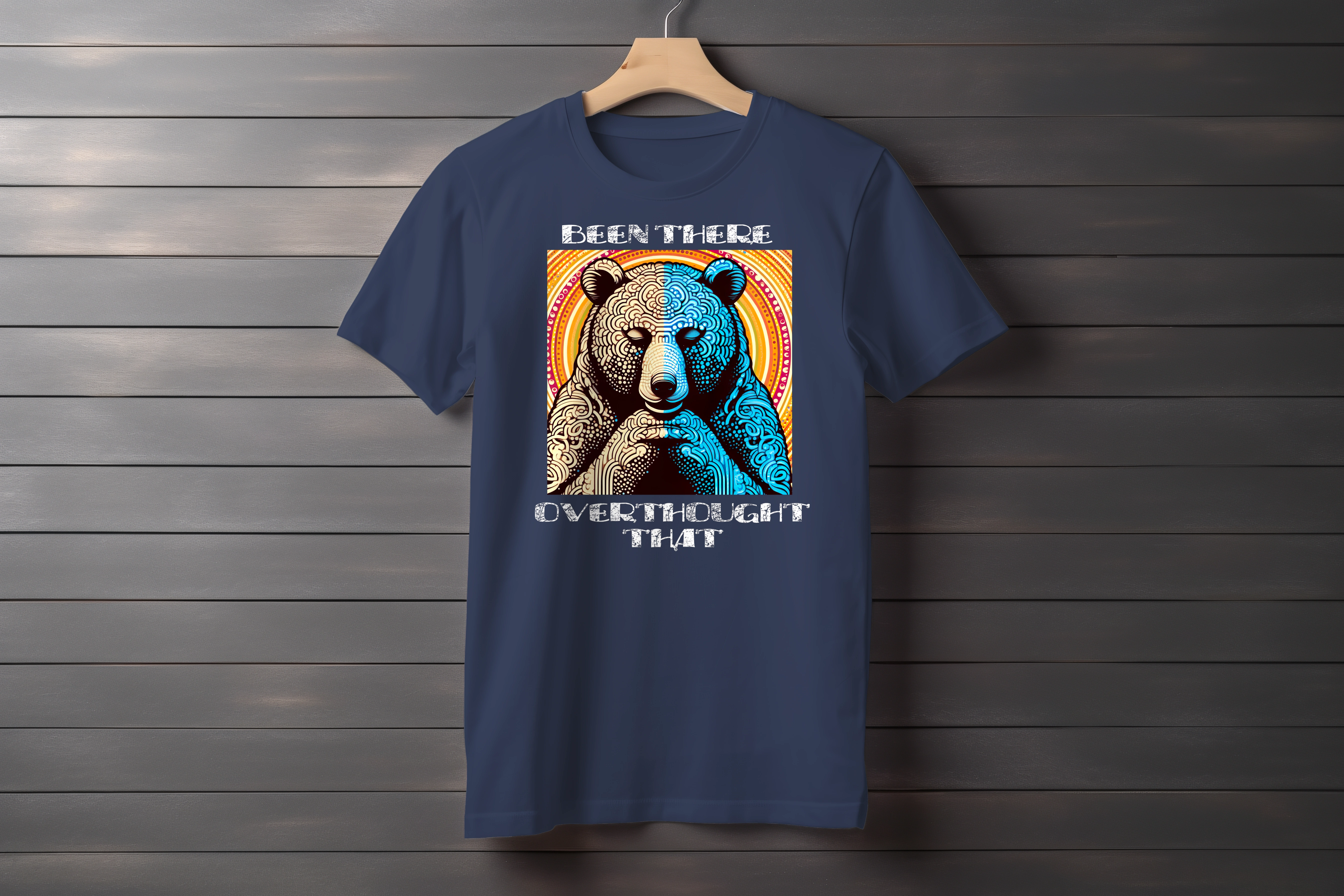תצוגה חלופית של חולצה Been There, Overthought That