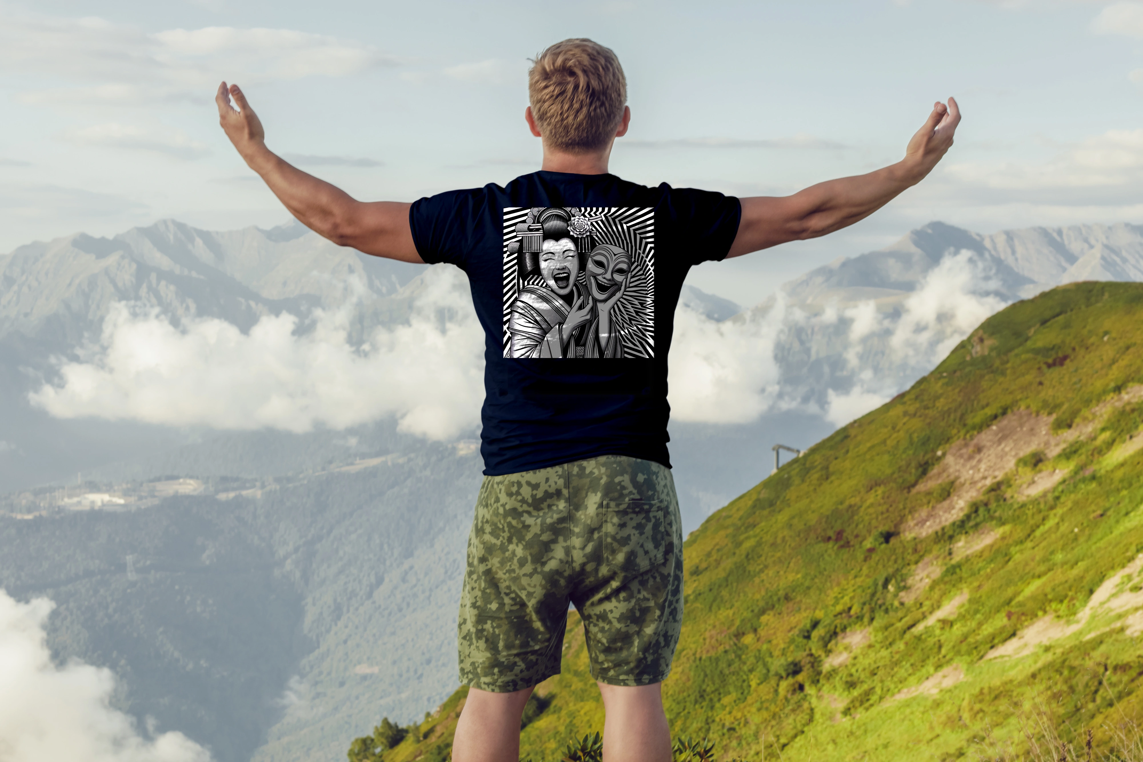 תצוגה חלופית של חולצה Geisha Moment 12