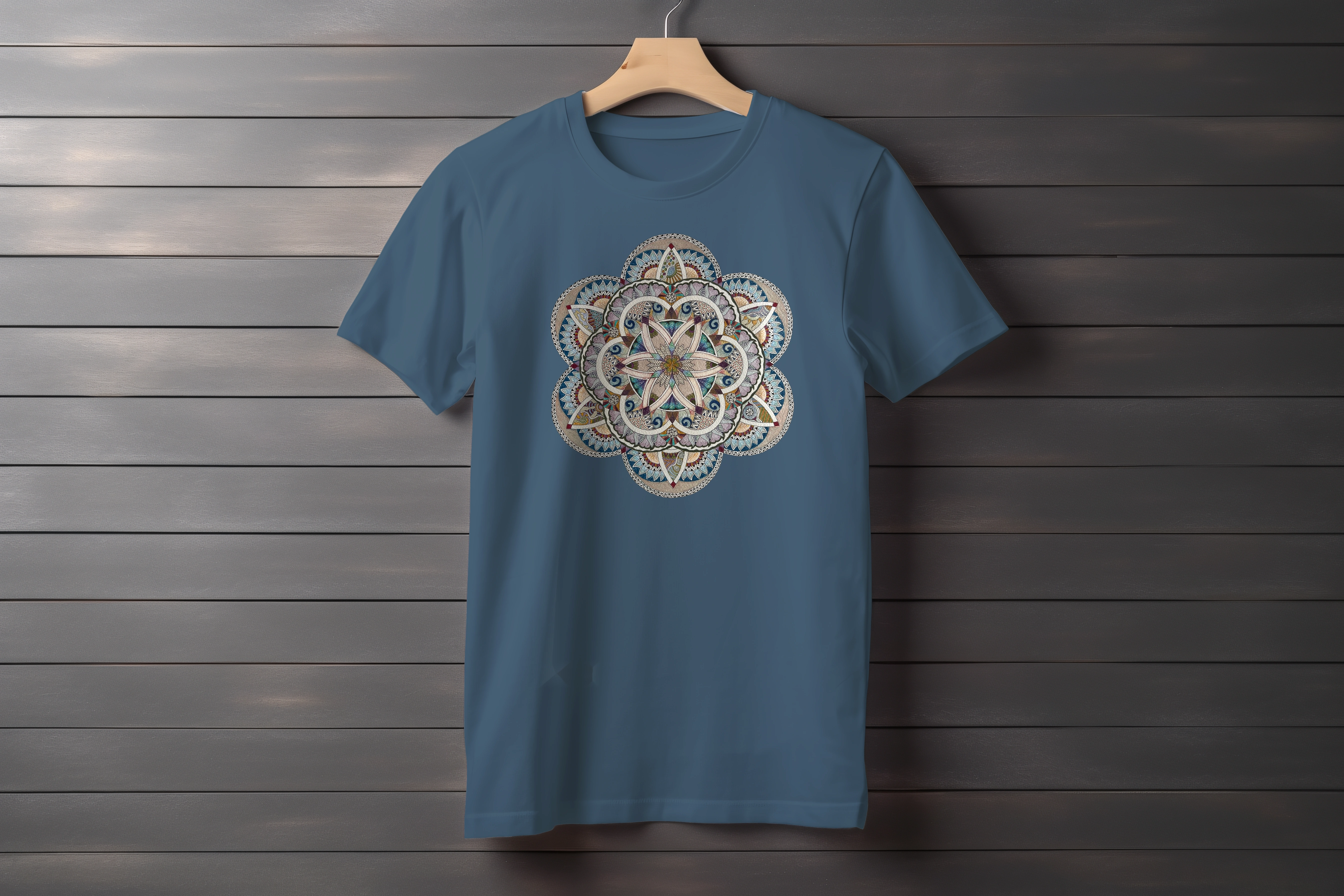 תצוגה חלופית של חולצה מנדלת שכבות