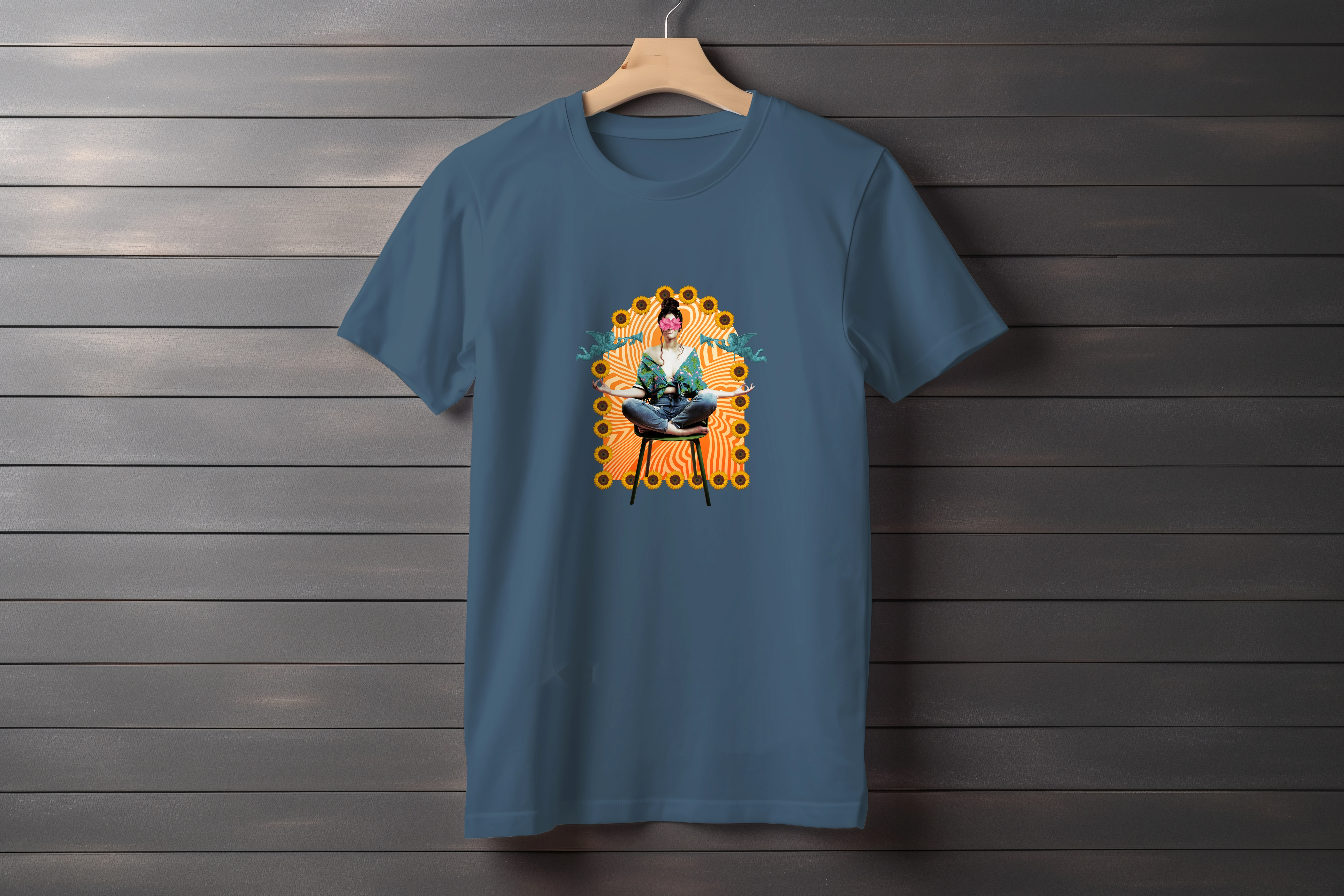 תצוגה חלופית של חולצה גרובית מדיטציה