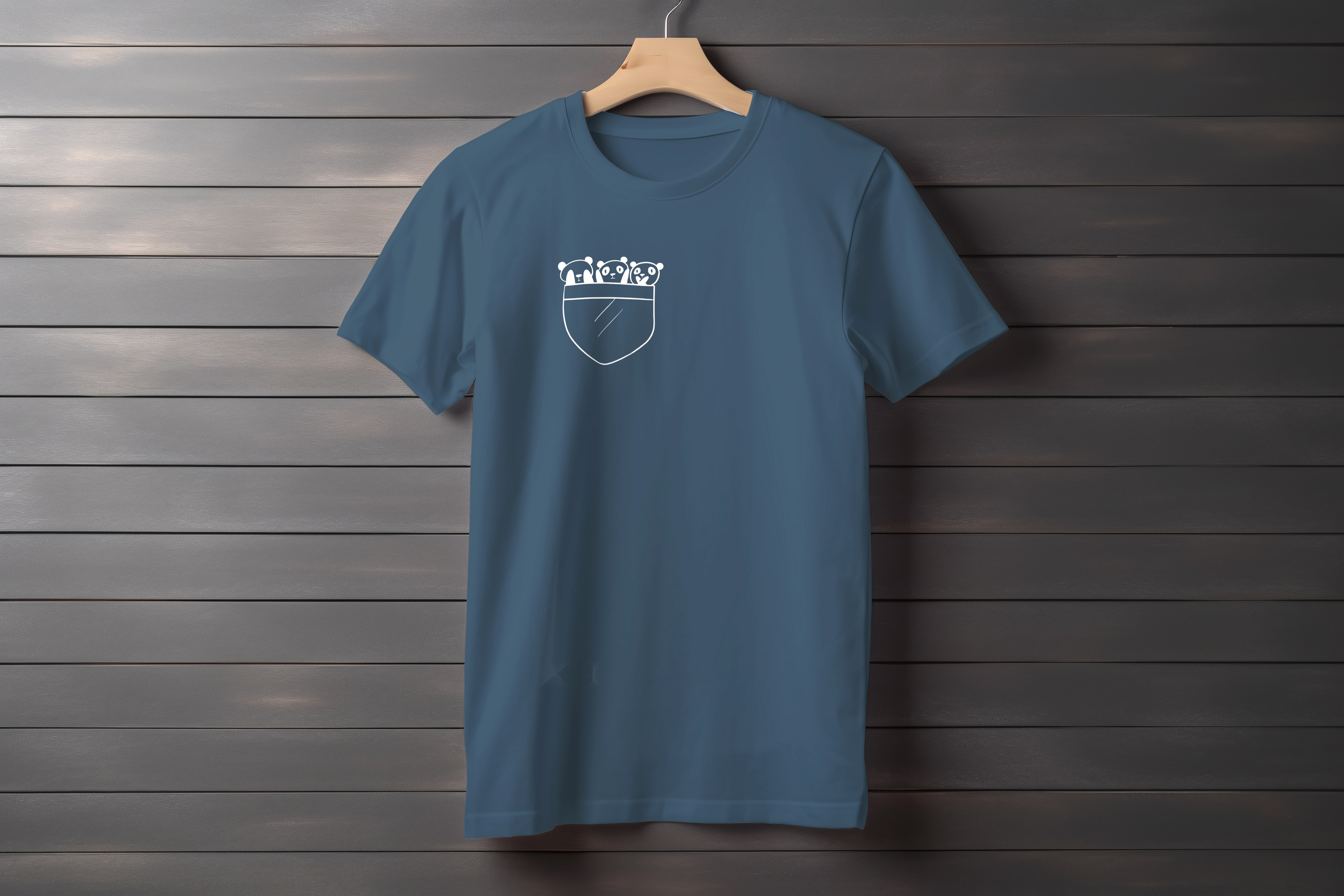 תצוגה חלופית של חולצה כיס פנדות