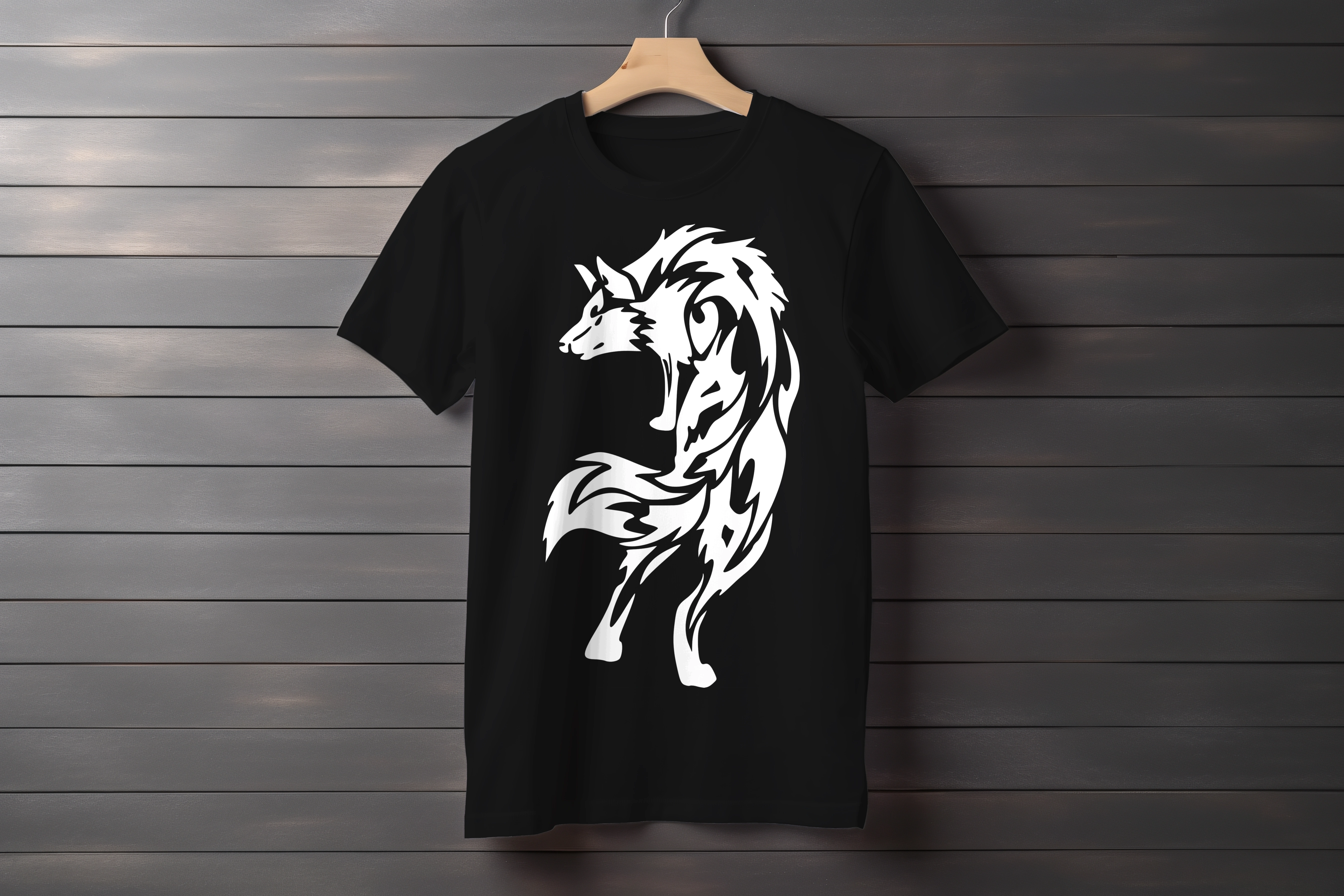 תצוגה חלופית של חולצה קעקוע זאב