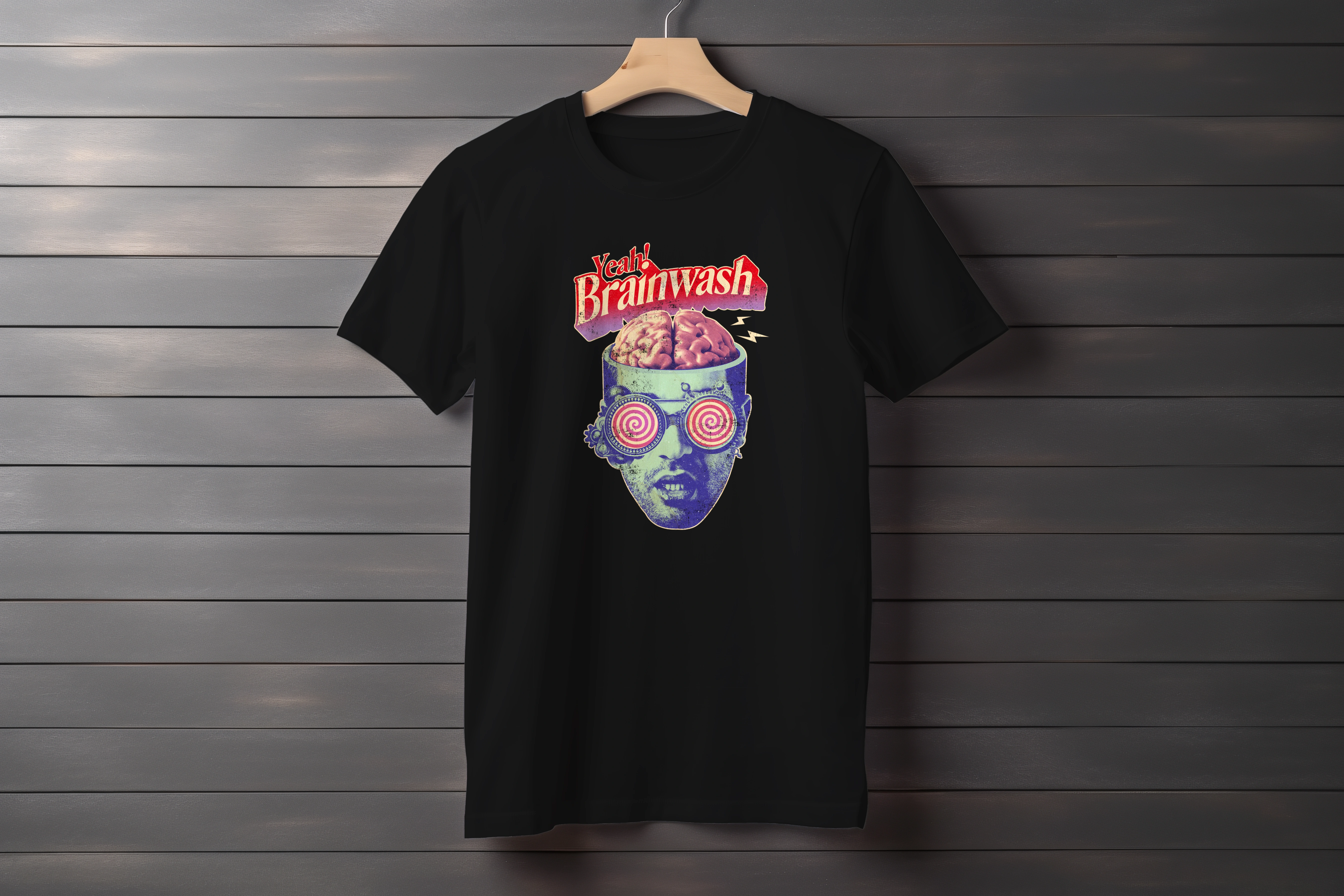 תצוגה חלופית של חולצה וינטג' שטיפת מוח