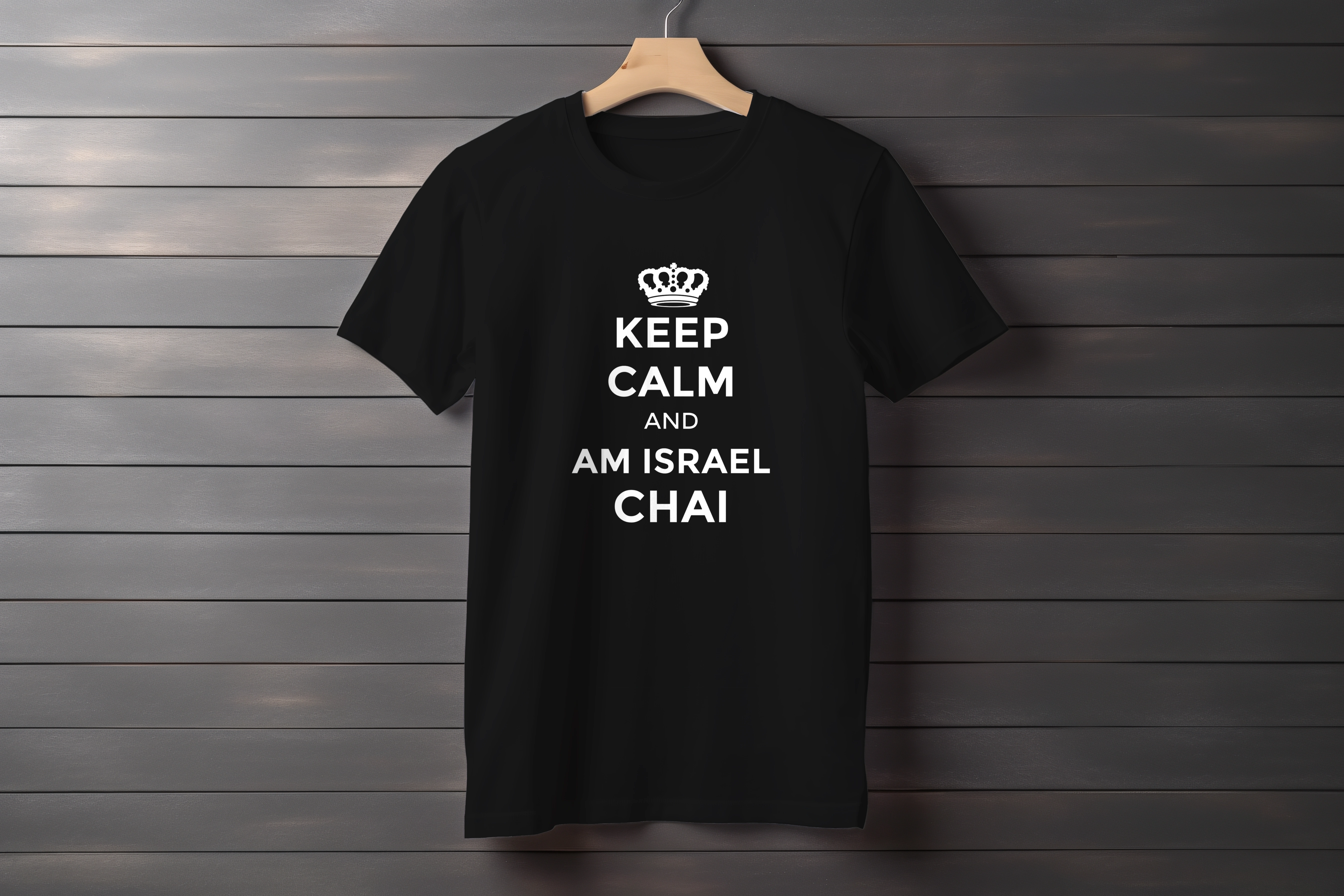 תצוגה חלופית של חולצה am israel chai
