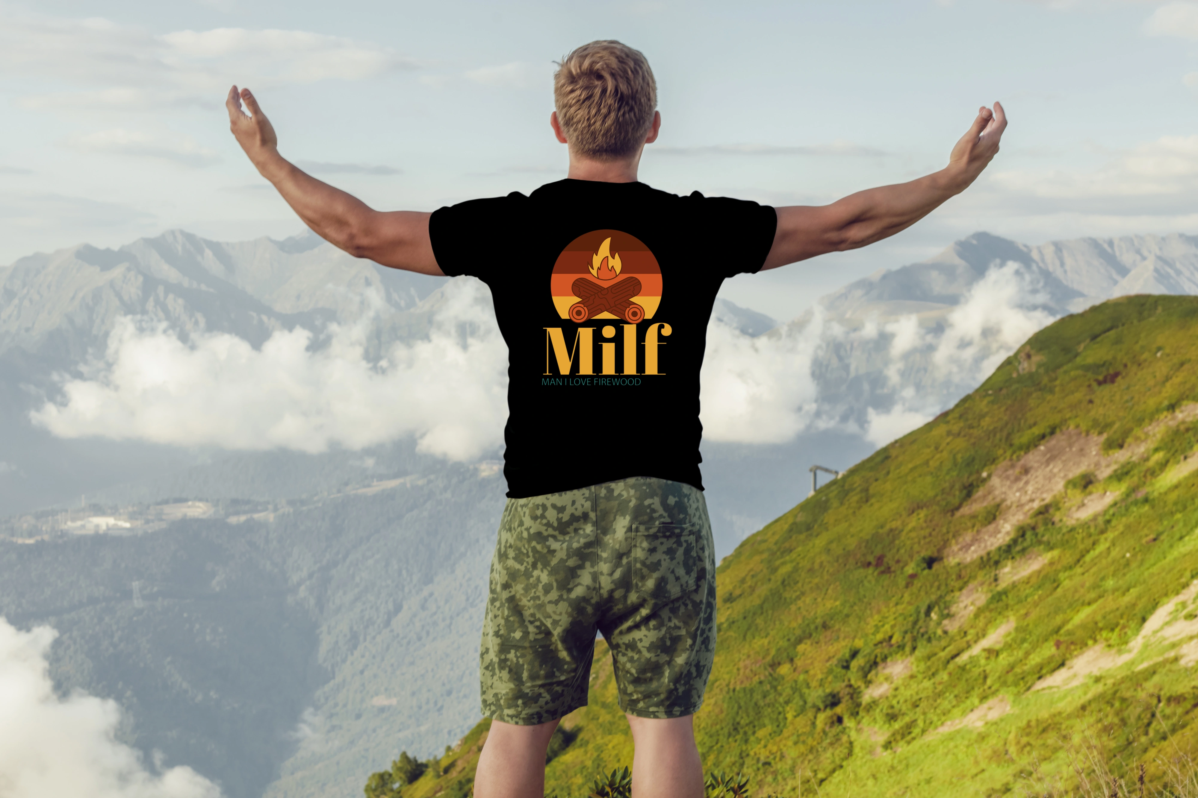 חולצה MILF מדורה