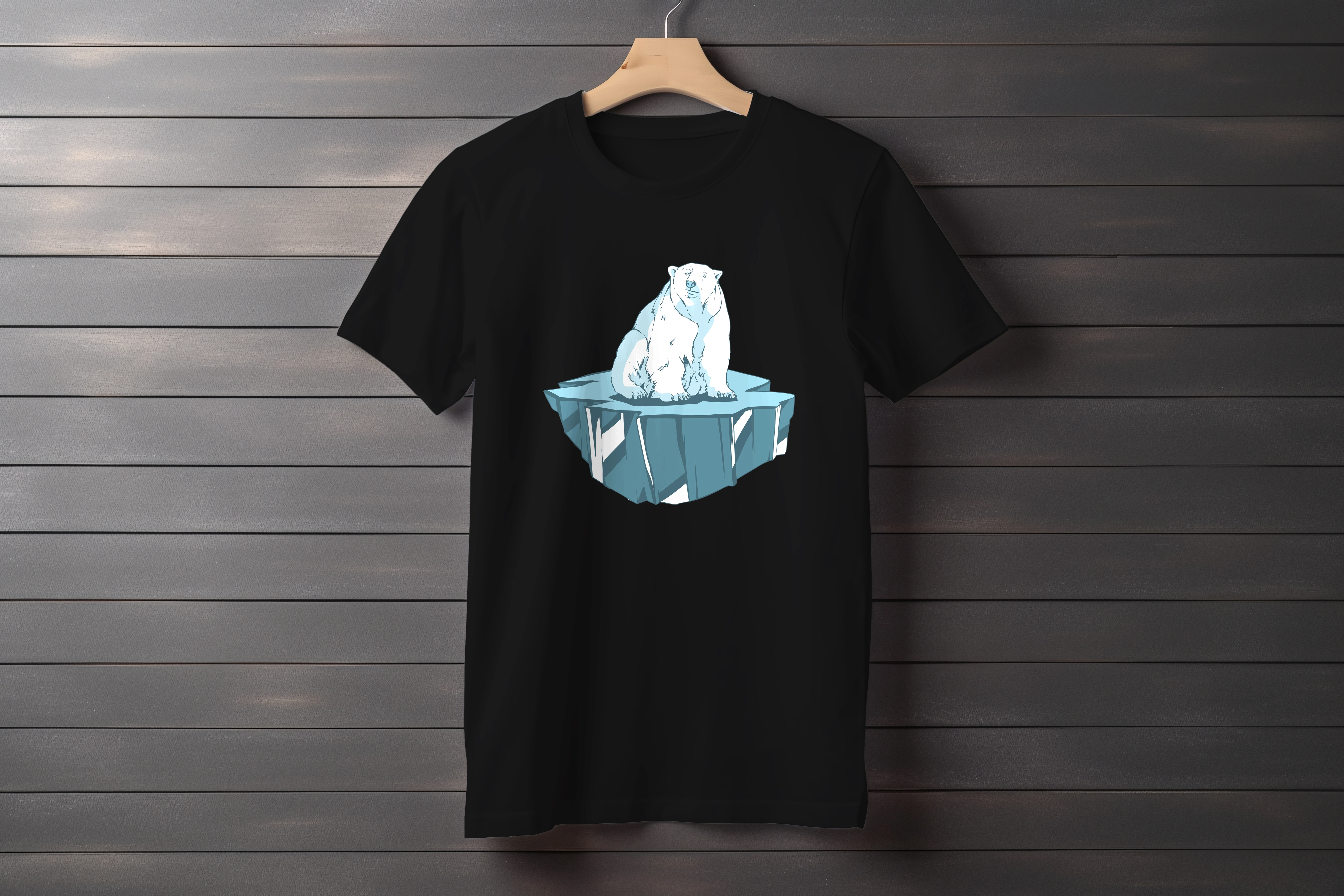 תצוגה חלופית של חולצה דב על קרחון