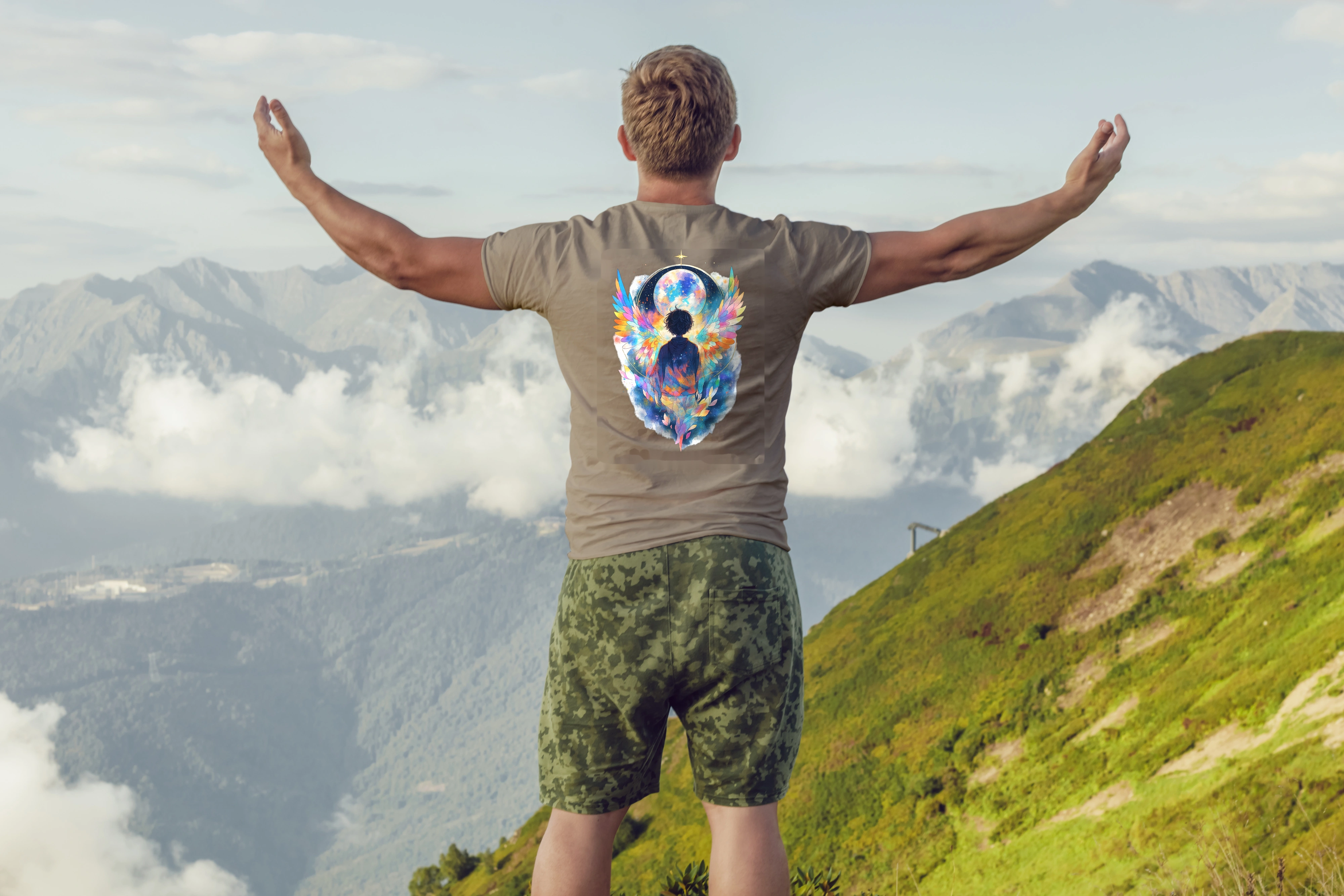 תצוגה חלופית של חולצה אנימה פסטל