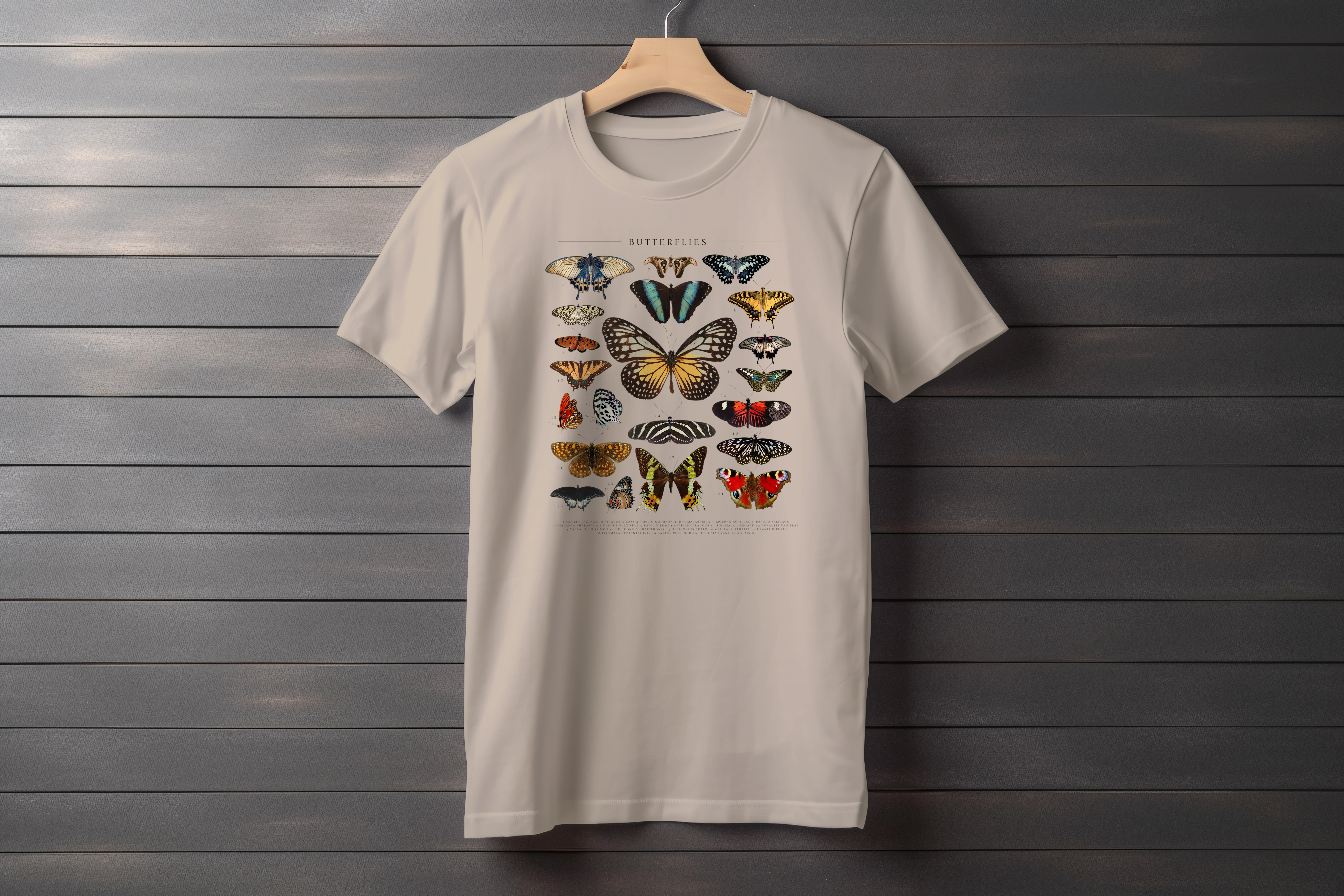 חולצה מגדיר פרפרים