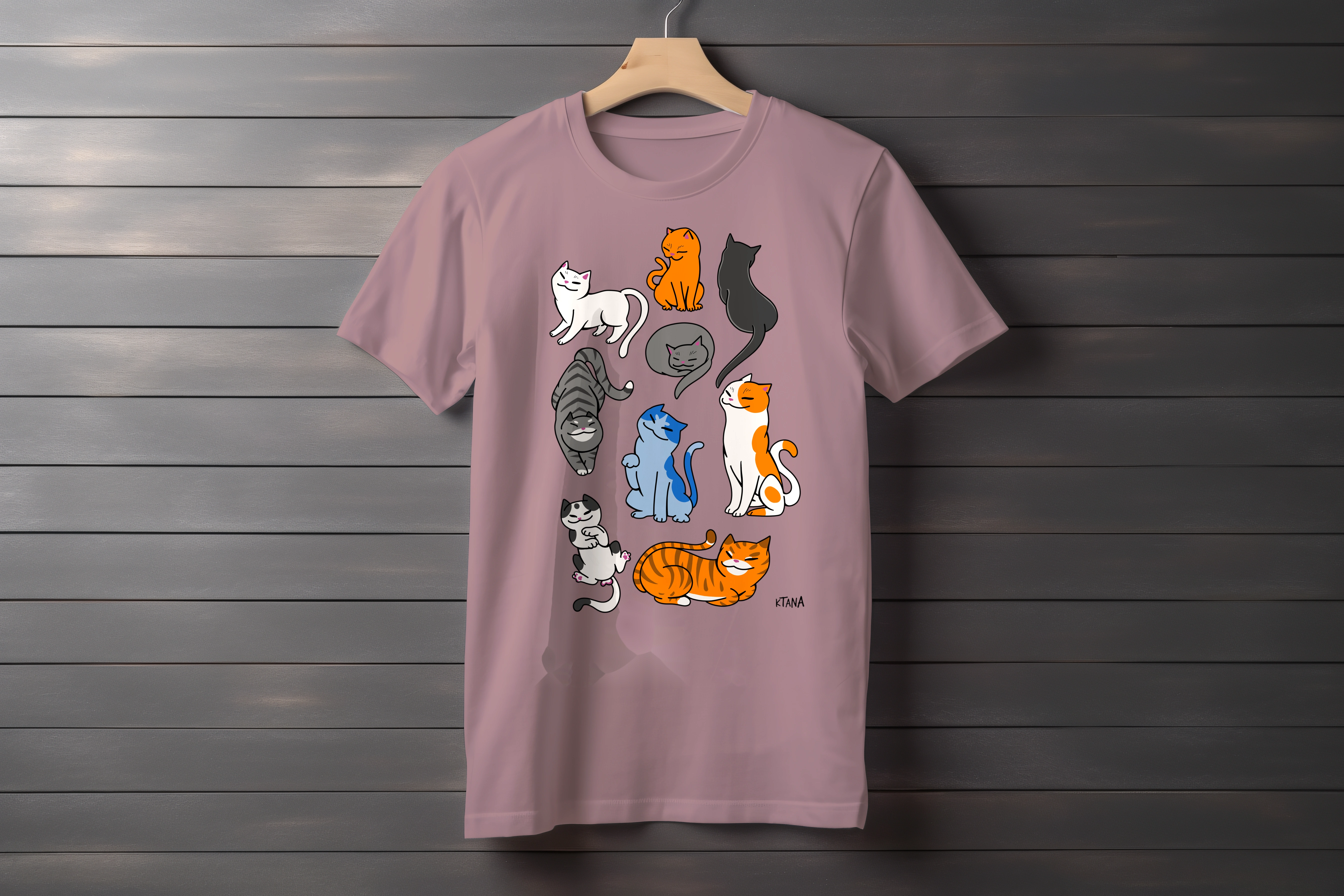 חולצה A lot of cats