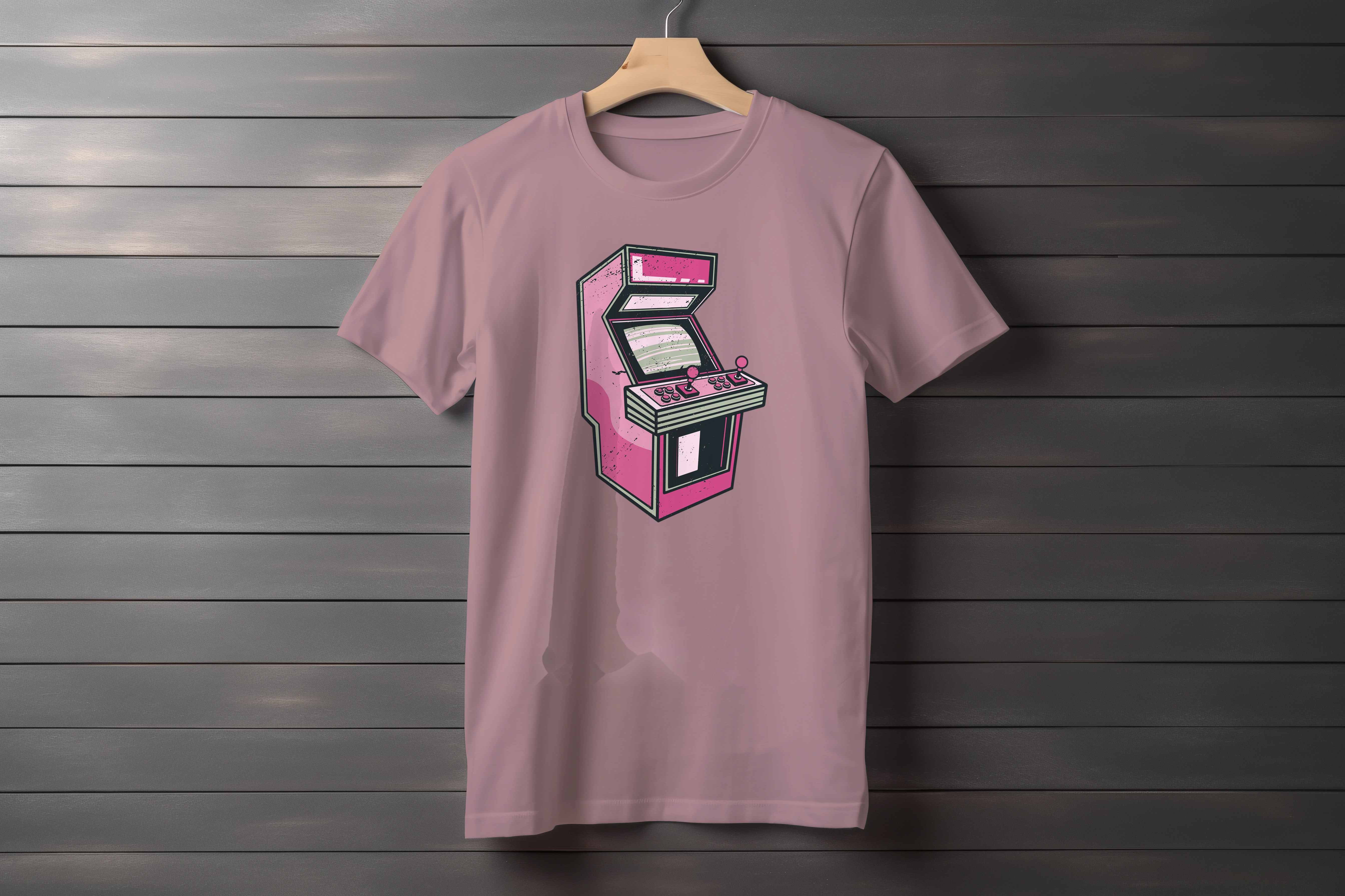 חולצה ארקייד ורוד