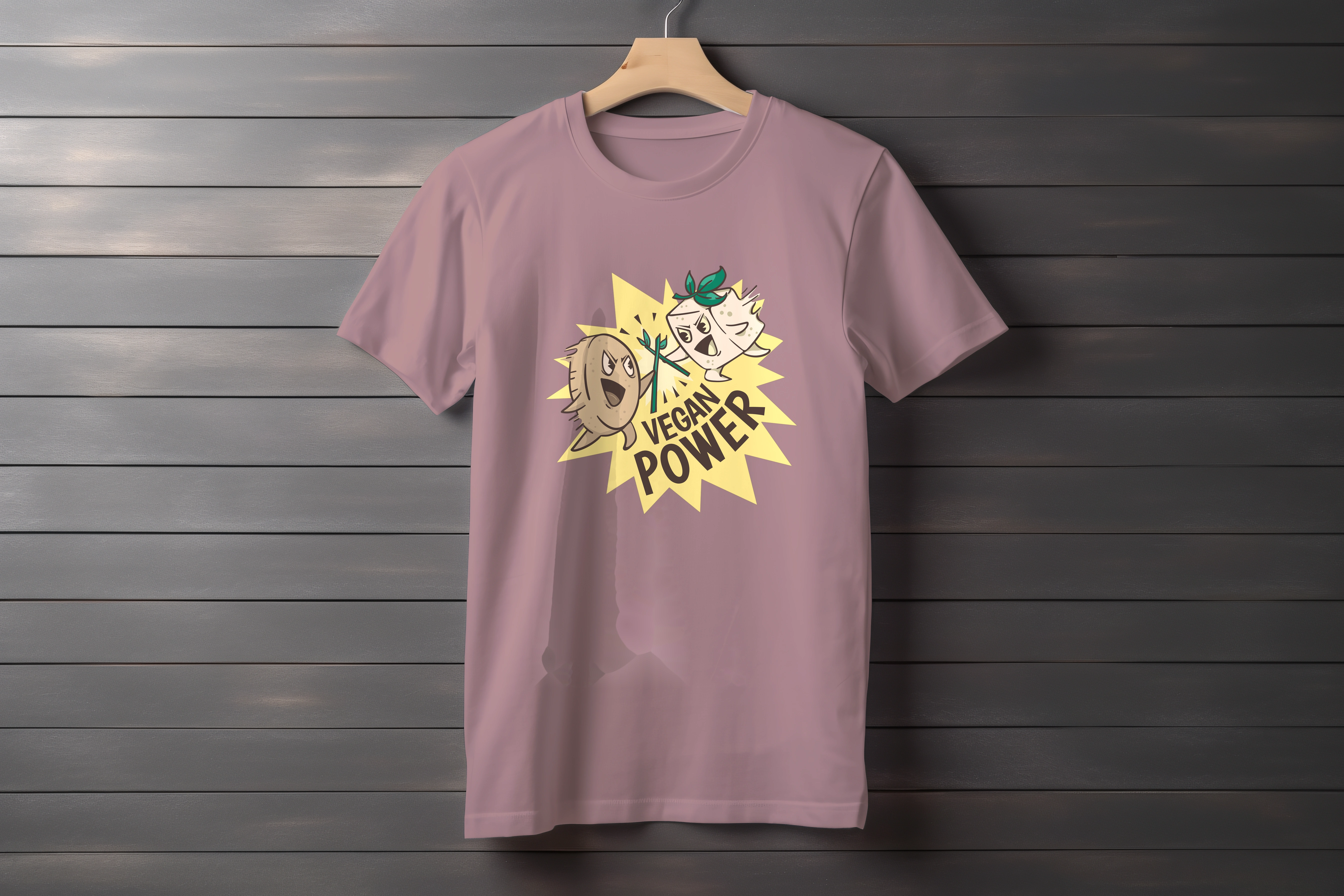 חולצה כח טבעוני