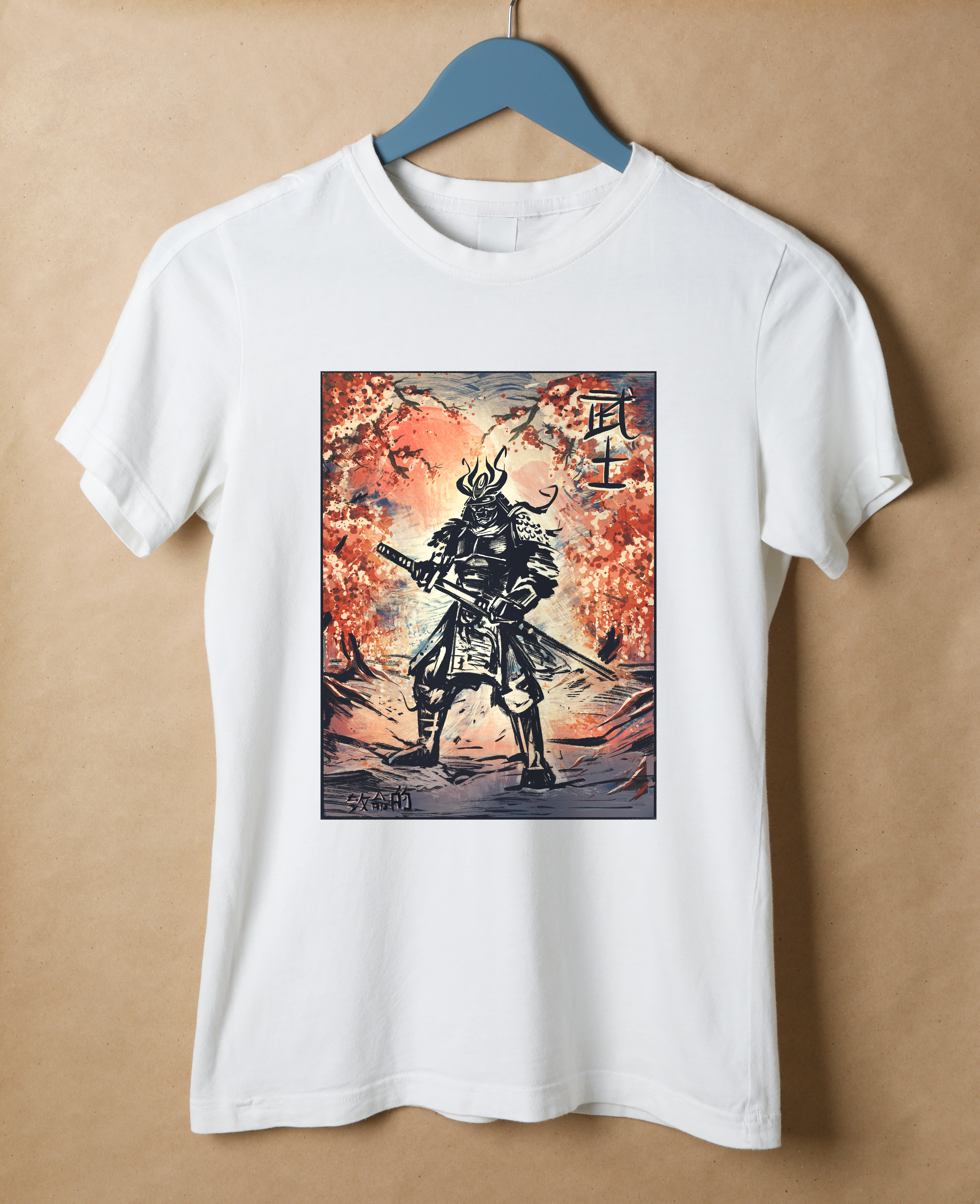 תצוגה חלופית של חולצה לוחם סמוראי