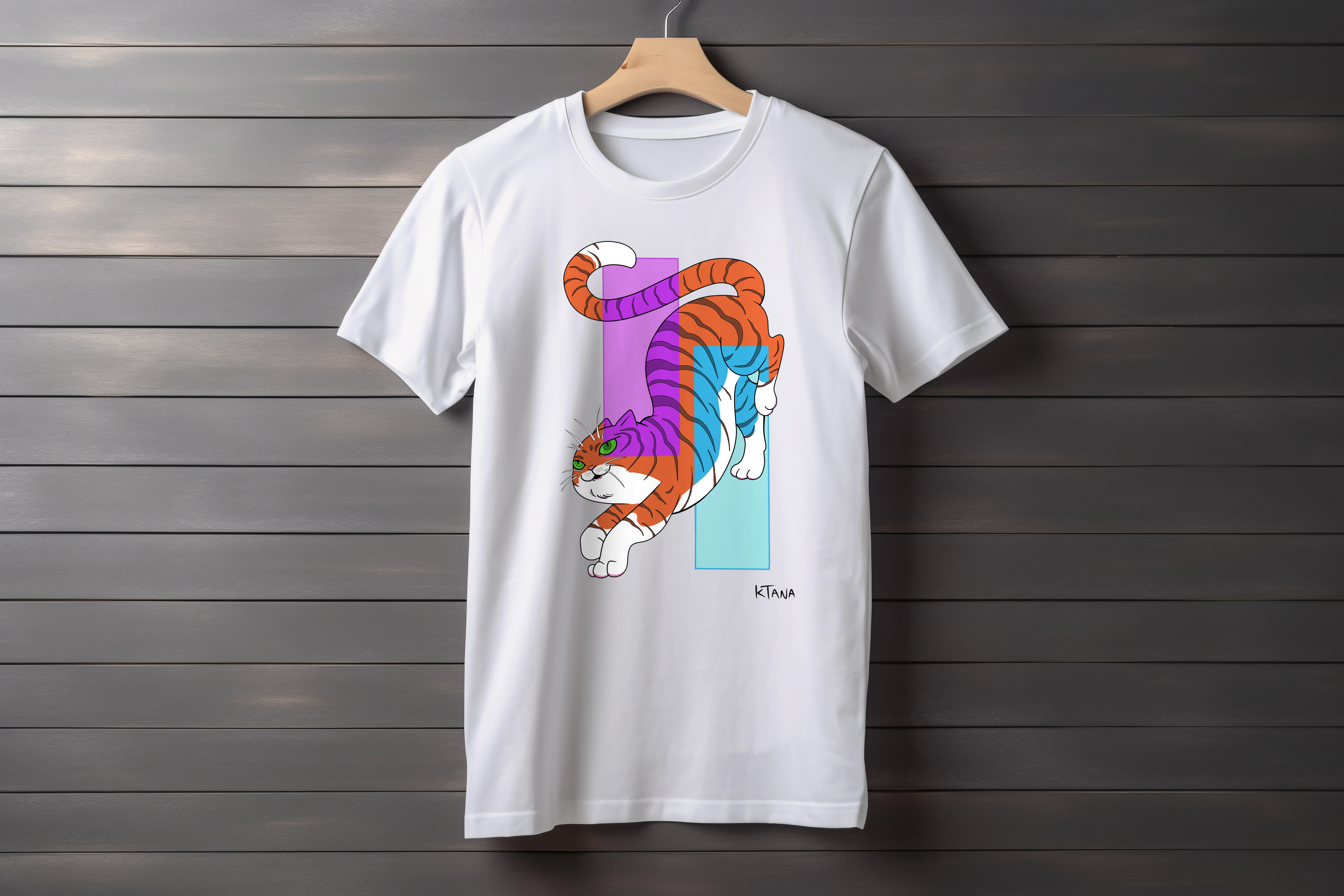 חולצה color cat