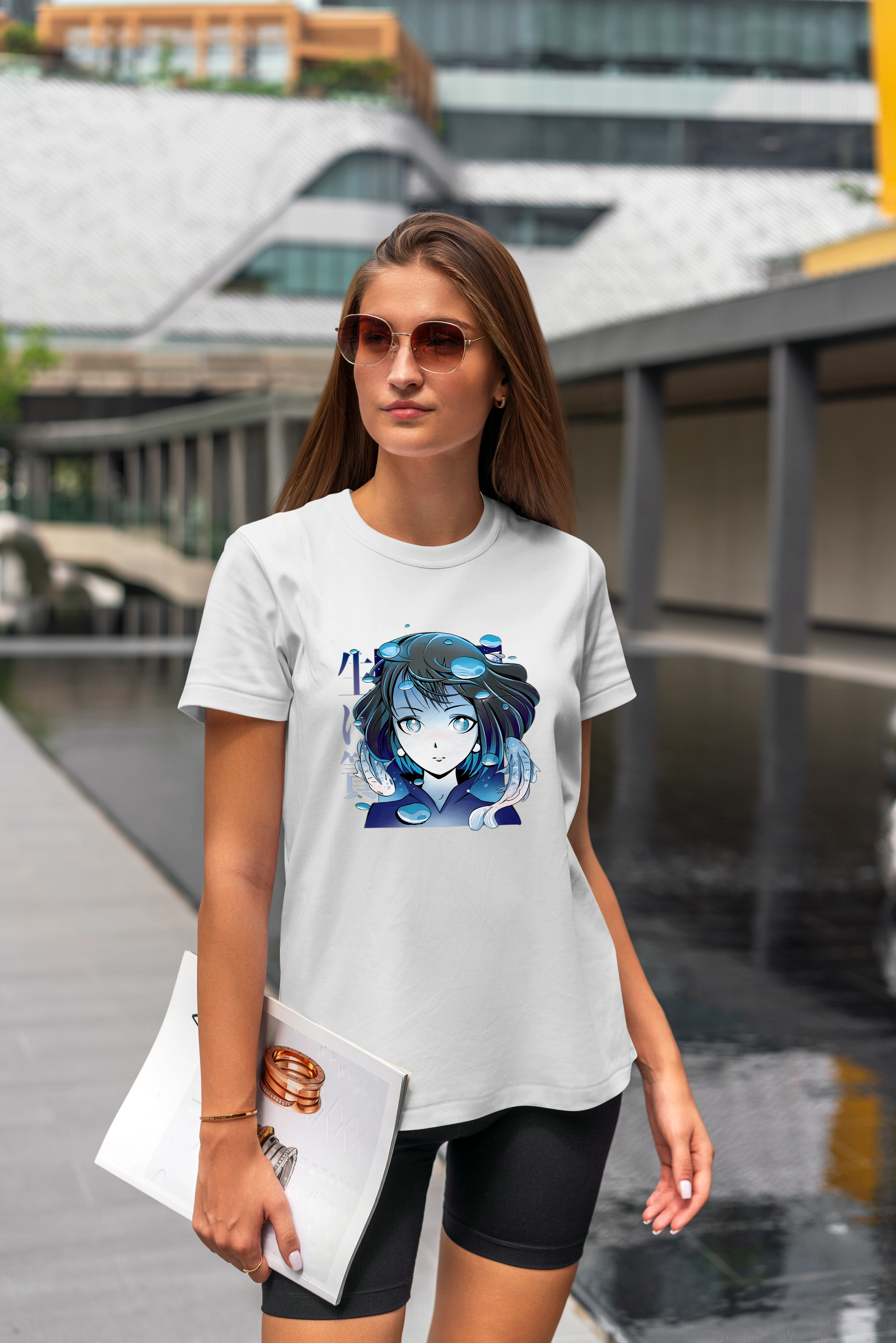 תצוגה חלופית של חולצה אנימה ודג