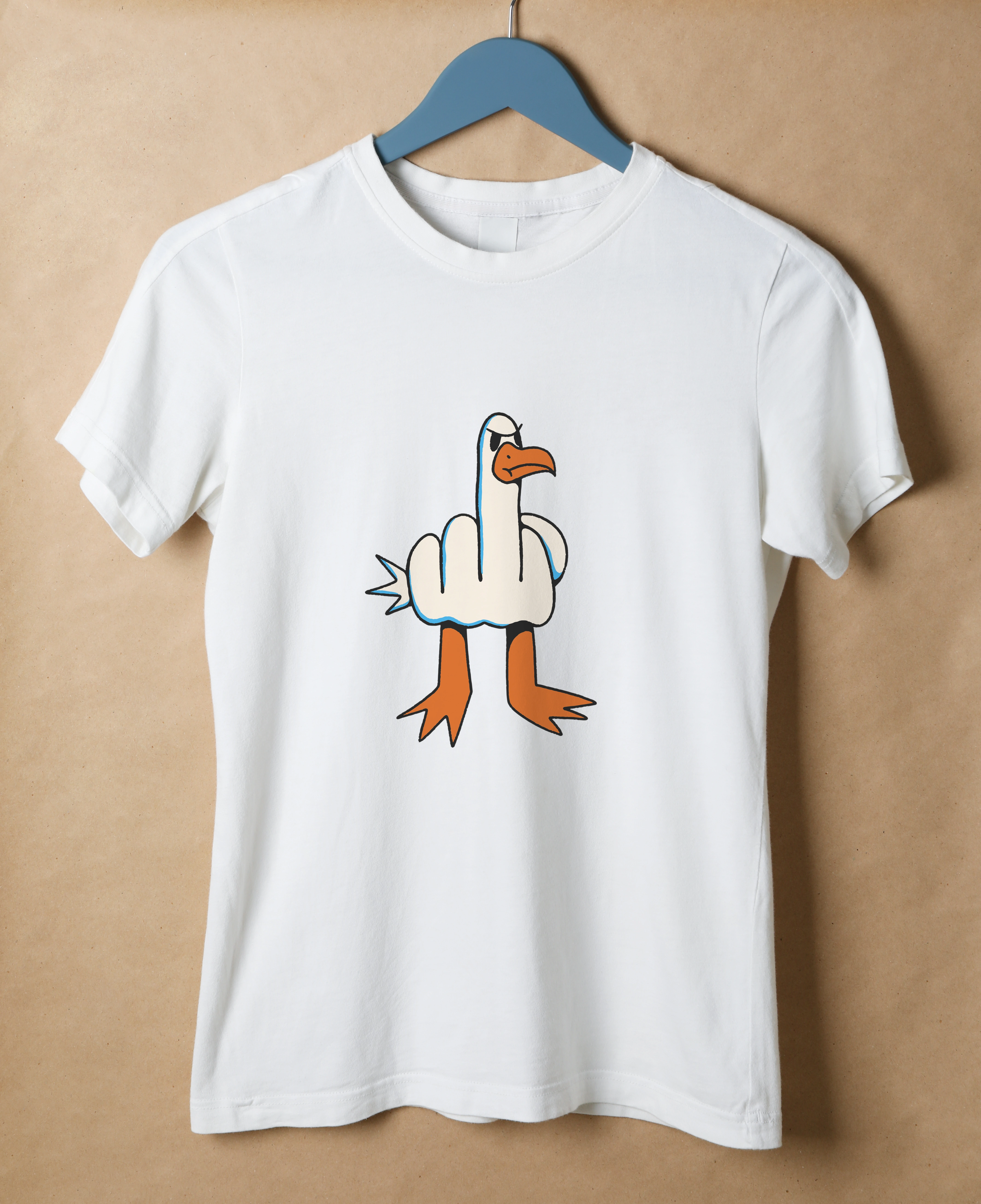 חולצה שחף אצבע שלישית