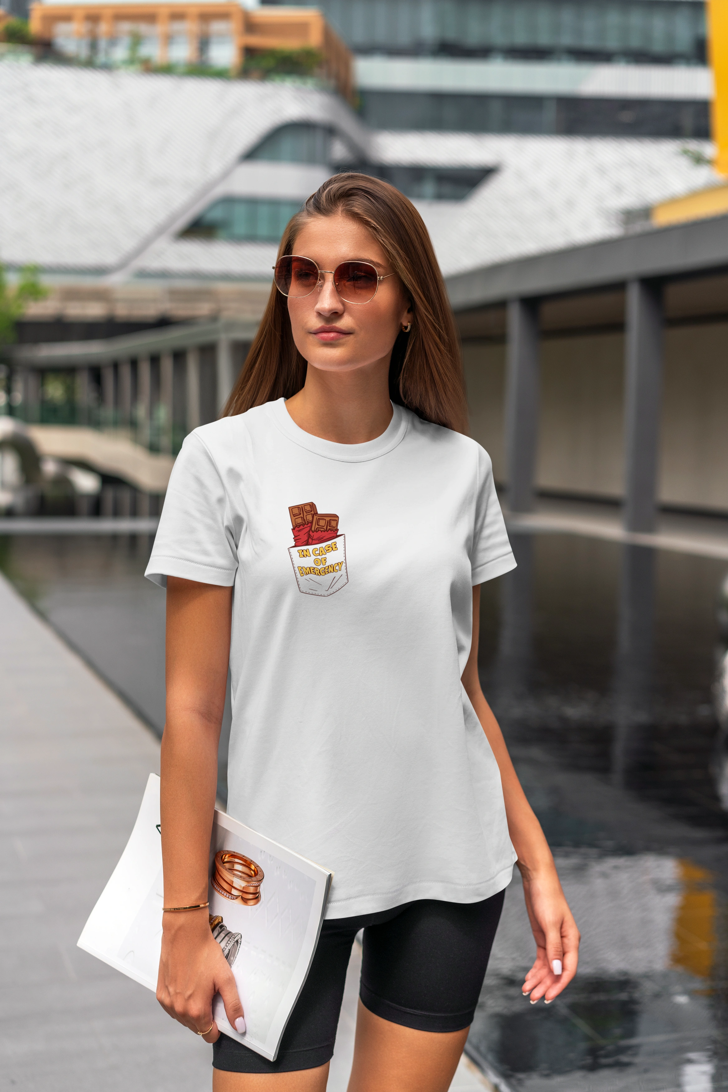 תצוגה חלופית של חולצה כיס שוקולד